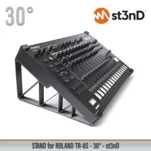 st3nD 3D printed stand for Roland TR-8S, 30 degree (groovebox)