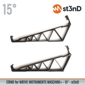 Close-up of the legs of the st3nD 3D printed stand for Native Instruments Maschine+ Plus, 15 degree