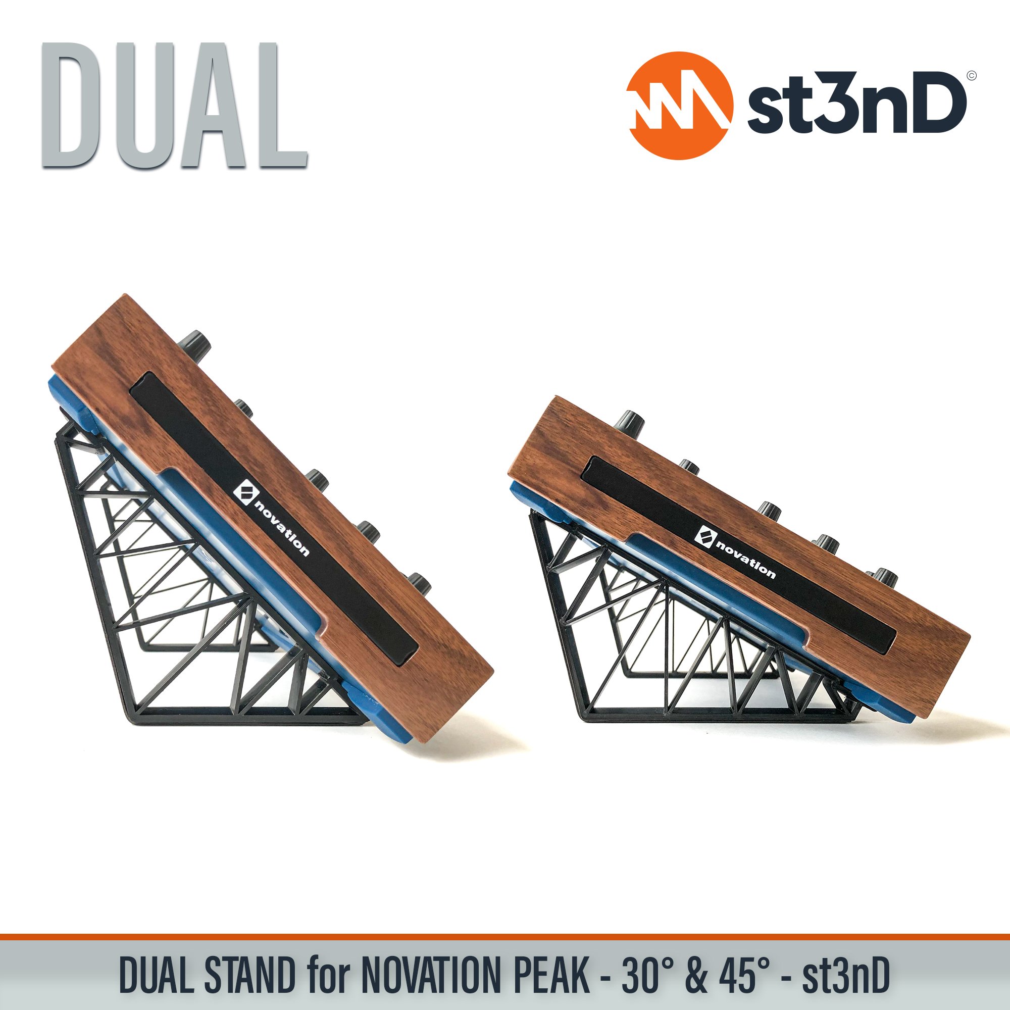 NOVATION PEAK DUAL STAND 30° and 45° – Shipping Worldwide