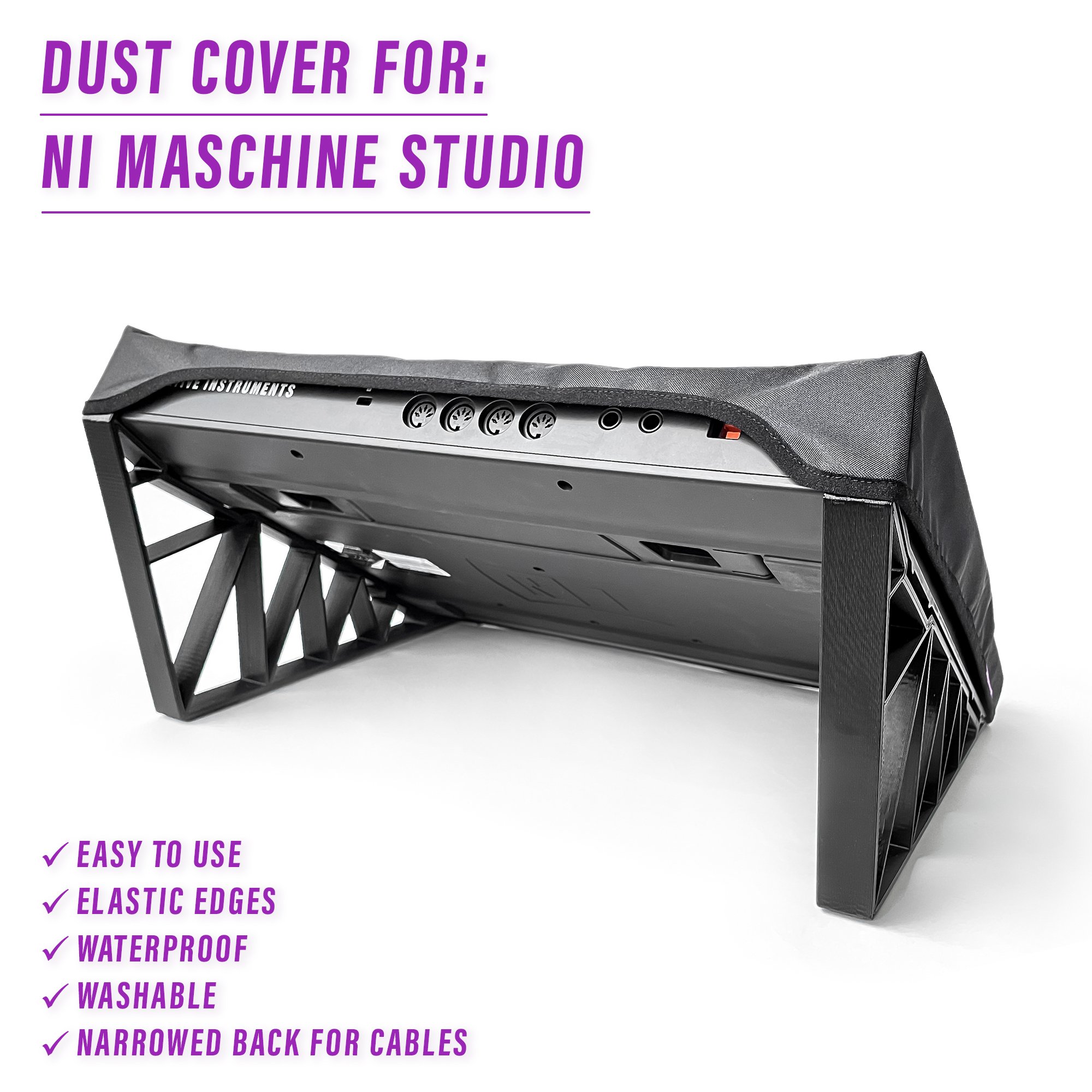 dust cover dustcover dustcoverpro elastic Maschine STUDIO native instruments NI Maschine STUDIO synth synth protection water resistant waterproof