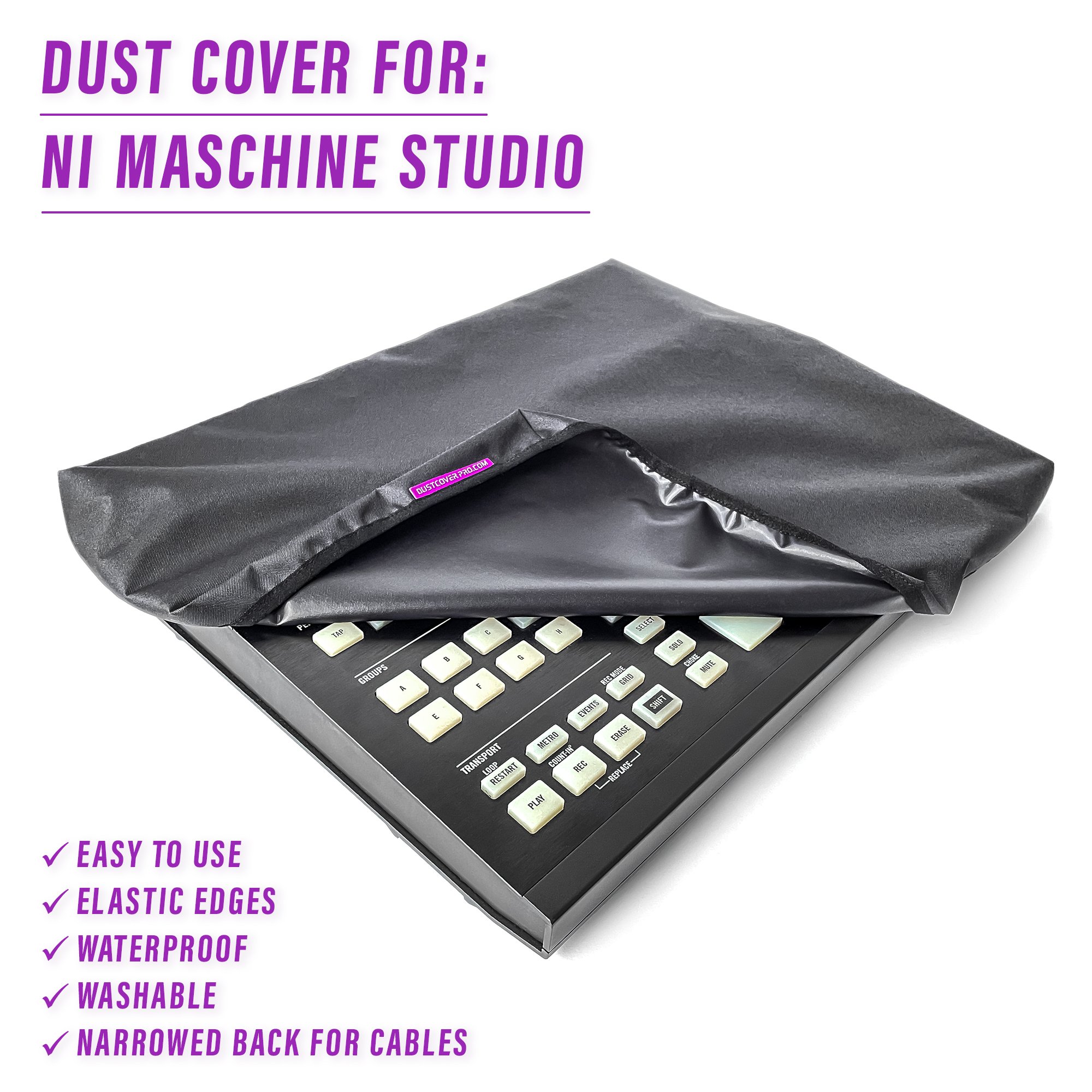 dust cover dustcover dustcoverpro elastic Maschine STUDIO native instruments NI Maschine STUDIO synth synth protection water resistant waterproof
