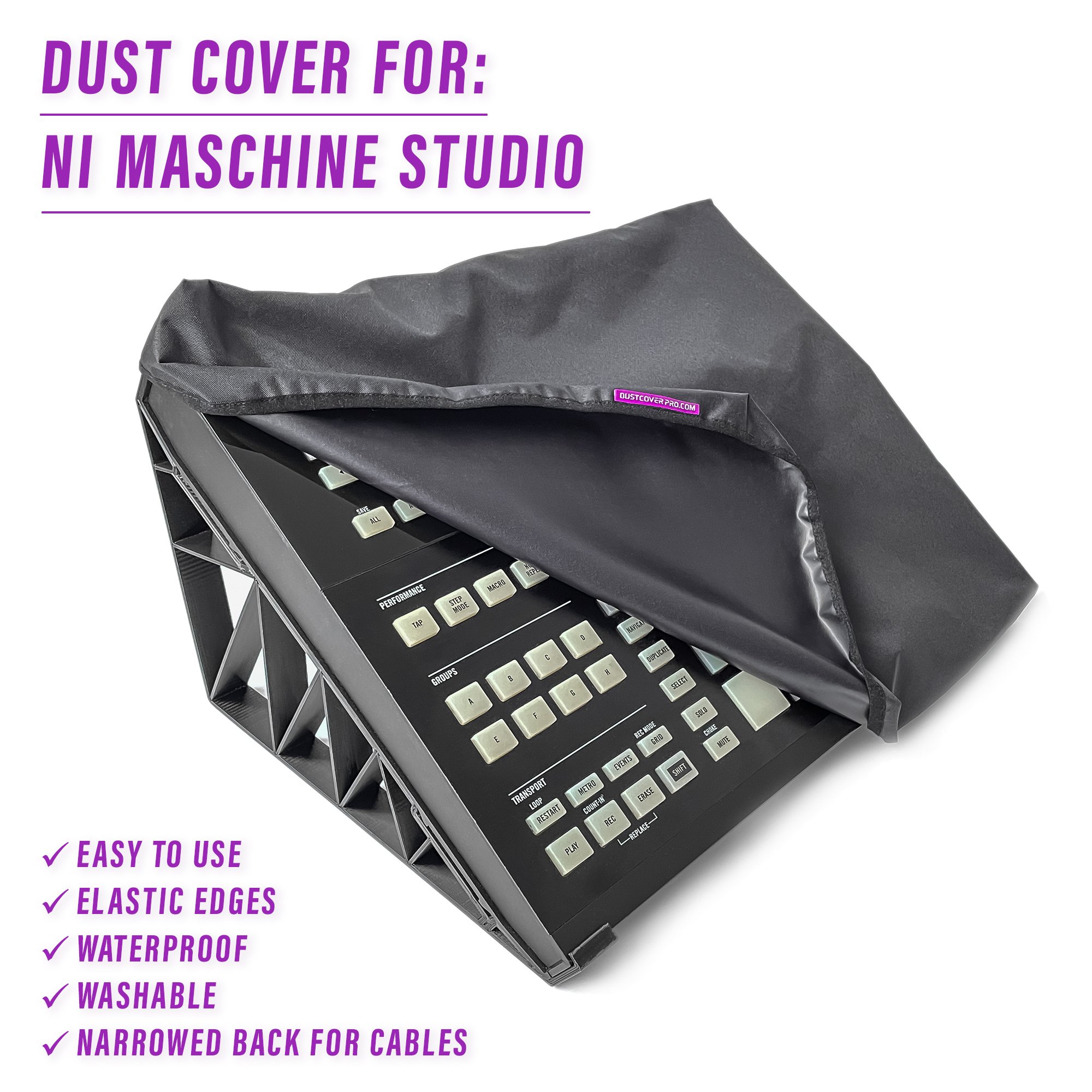 dust cover dustcover dustcoverpro elastic Maschine STUDIO native instruments NI Maschine STUDIO synth synth protection water resistant waterproof