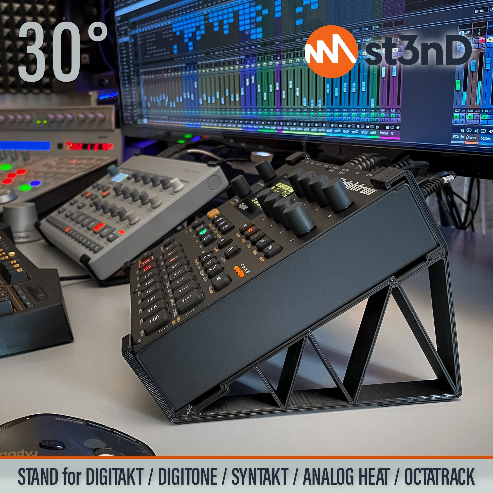 Elektron, Digitone, Digitakt, Syntakt, Analog Heat, Octatrack, stand, st3nd