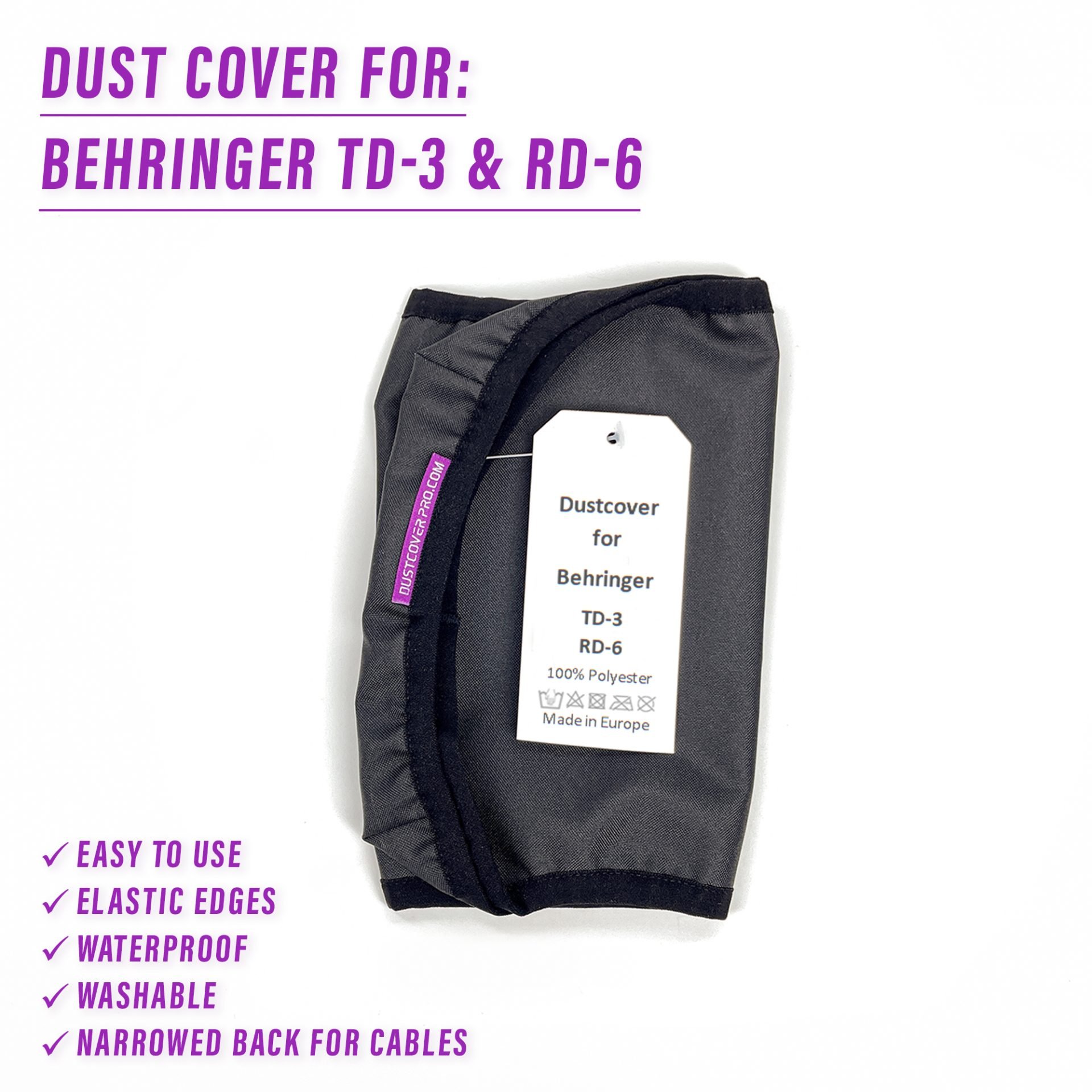 behringer BEHRINGER Td-3 BEHRINGER Td-6 dust cover dustcover dustcoverpro elastic synth synth protection water resistant waterproof