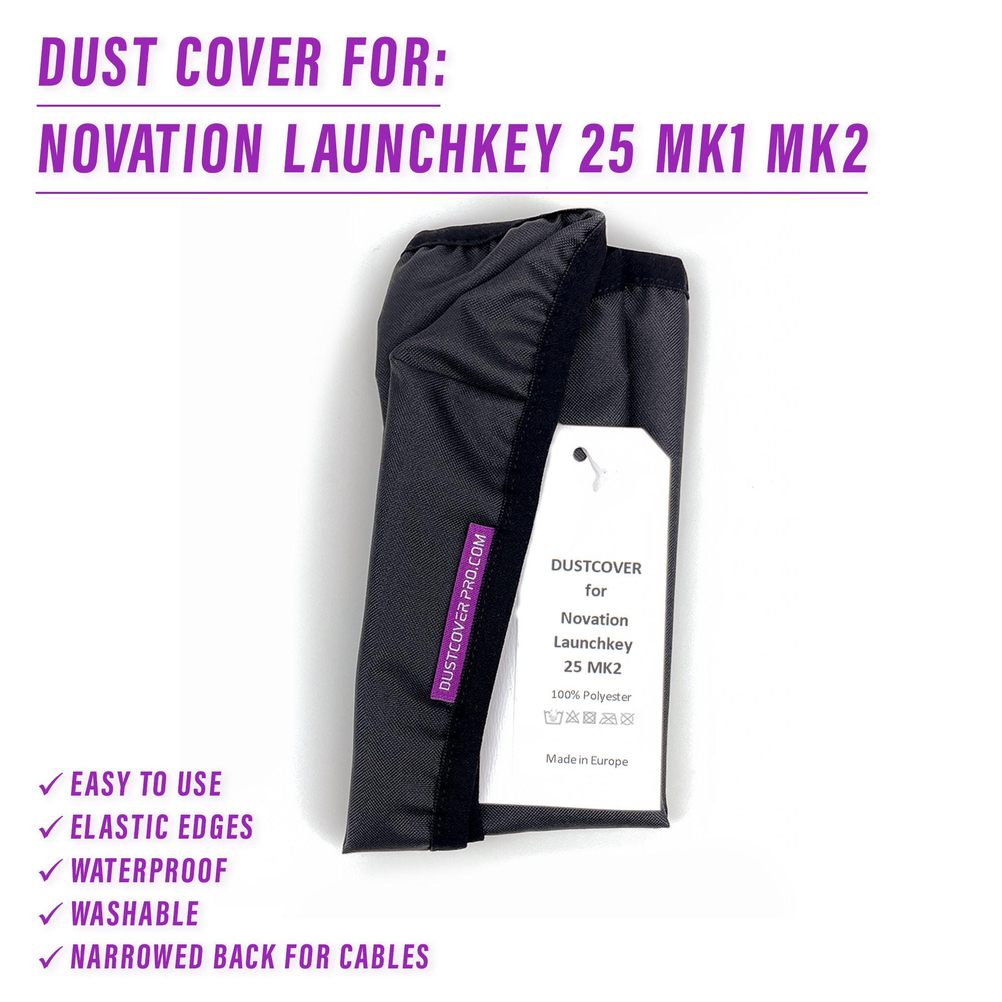 dust cover dustcover dustcoverpro elastic LAUNCHKEY 25 Mk1 Mk2 midi daw keyboard Novation LAUNCHKEY synth synth protection water resistant waterproof