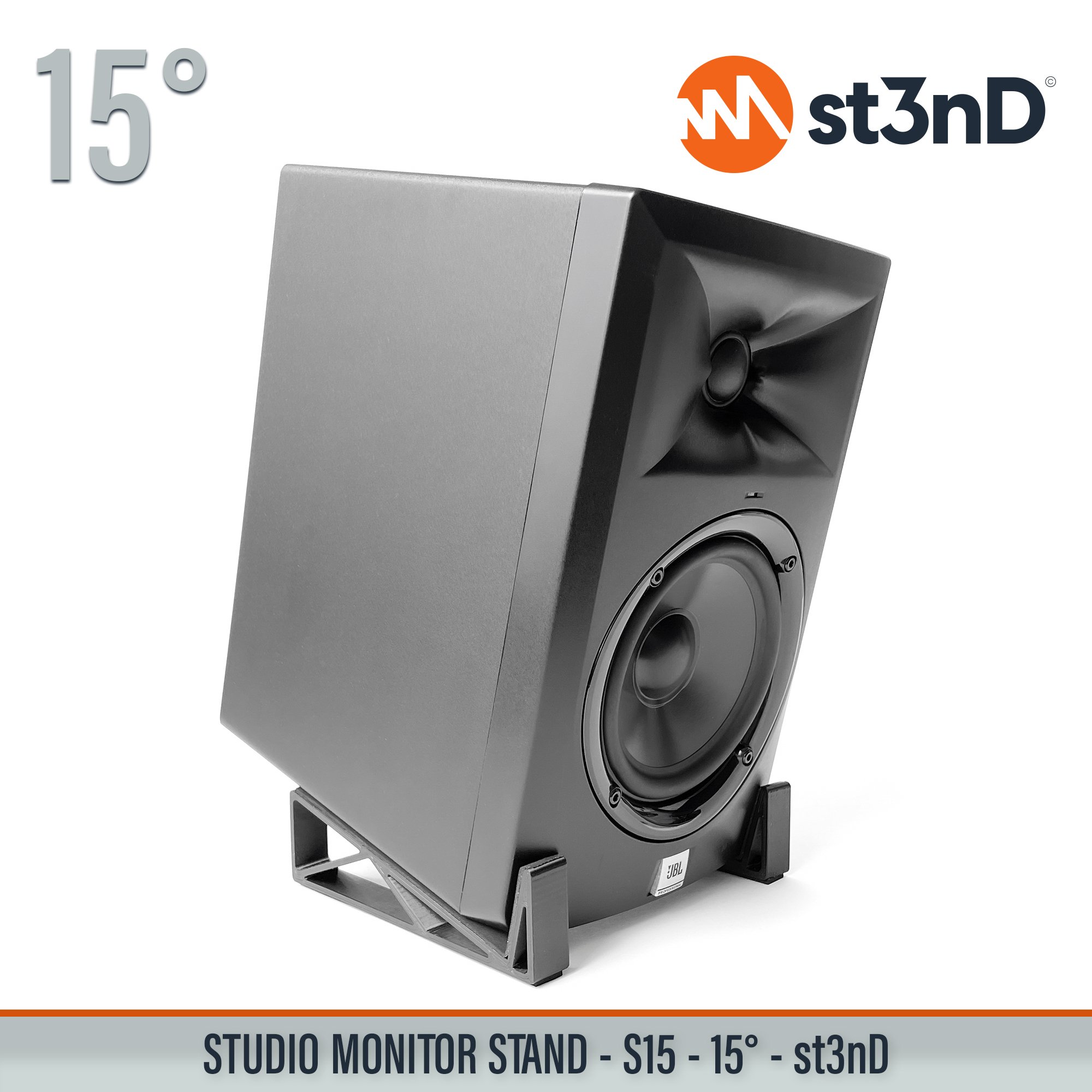 home studio music production passive monitors portable producer producer device st3nD stable stand strong studio hardware sturdy tilted