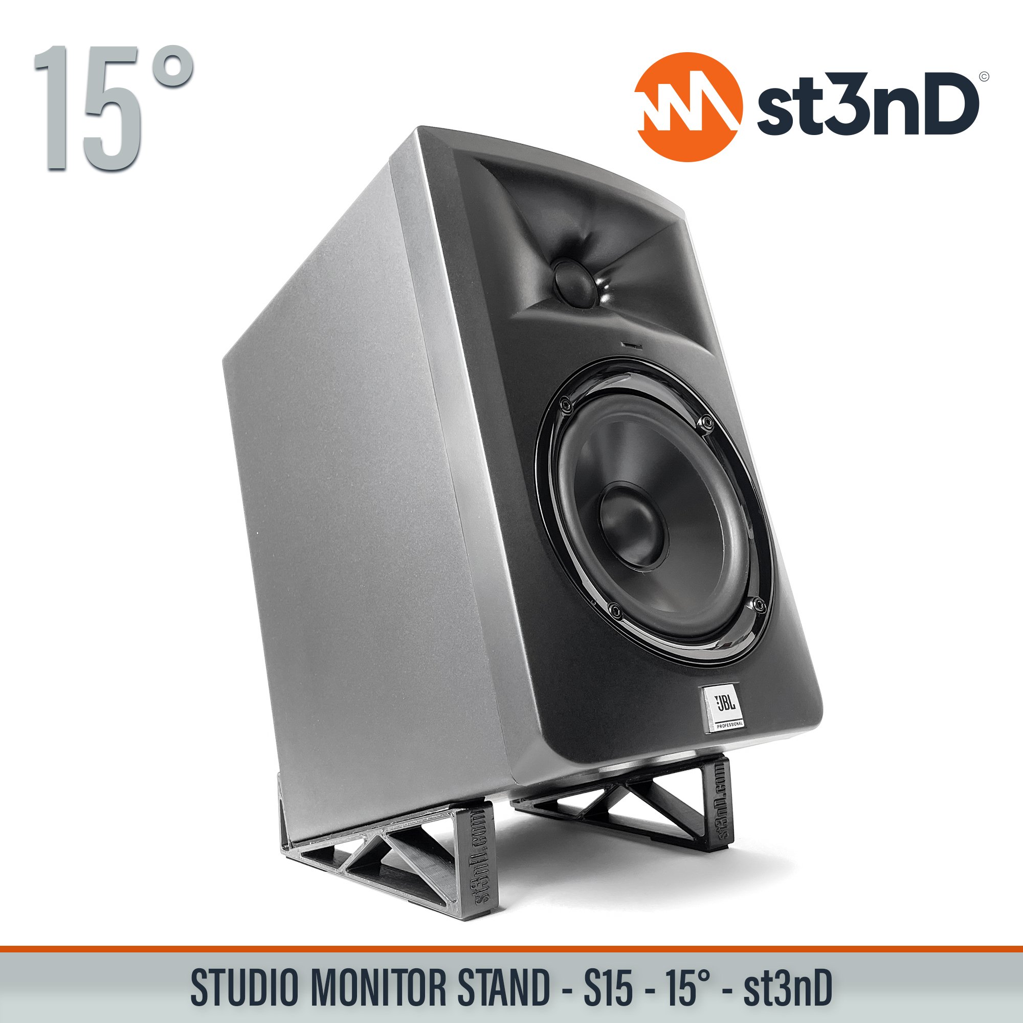 home studio music production passive monitors portable producer producer device st3nD stable stand strong studio hardware sturdy tilted