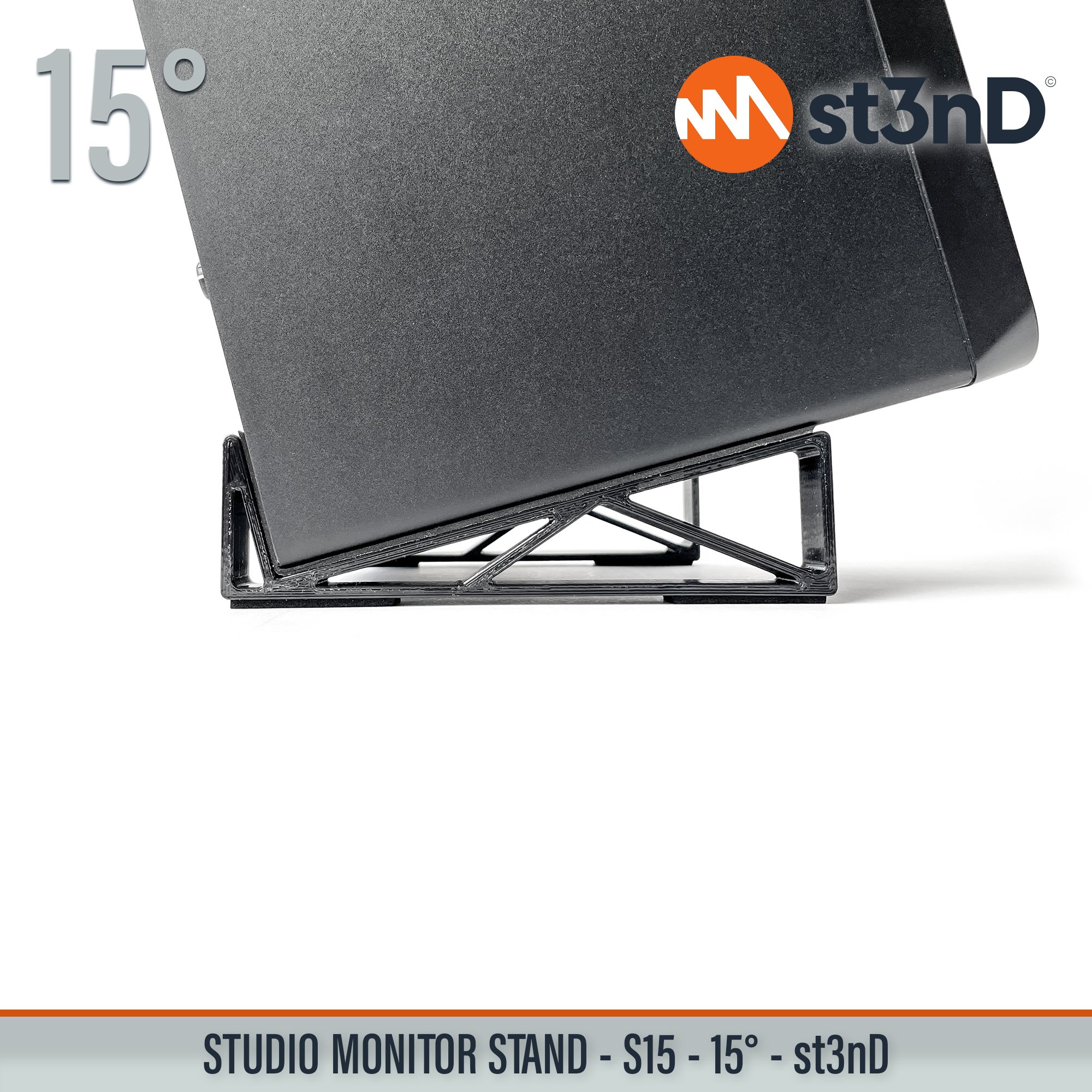home studio music production passive monitors portable producer producer device st3nD stable stand strong studio hardware sturdy tilted