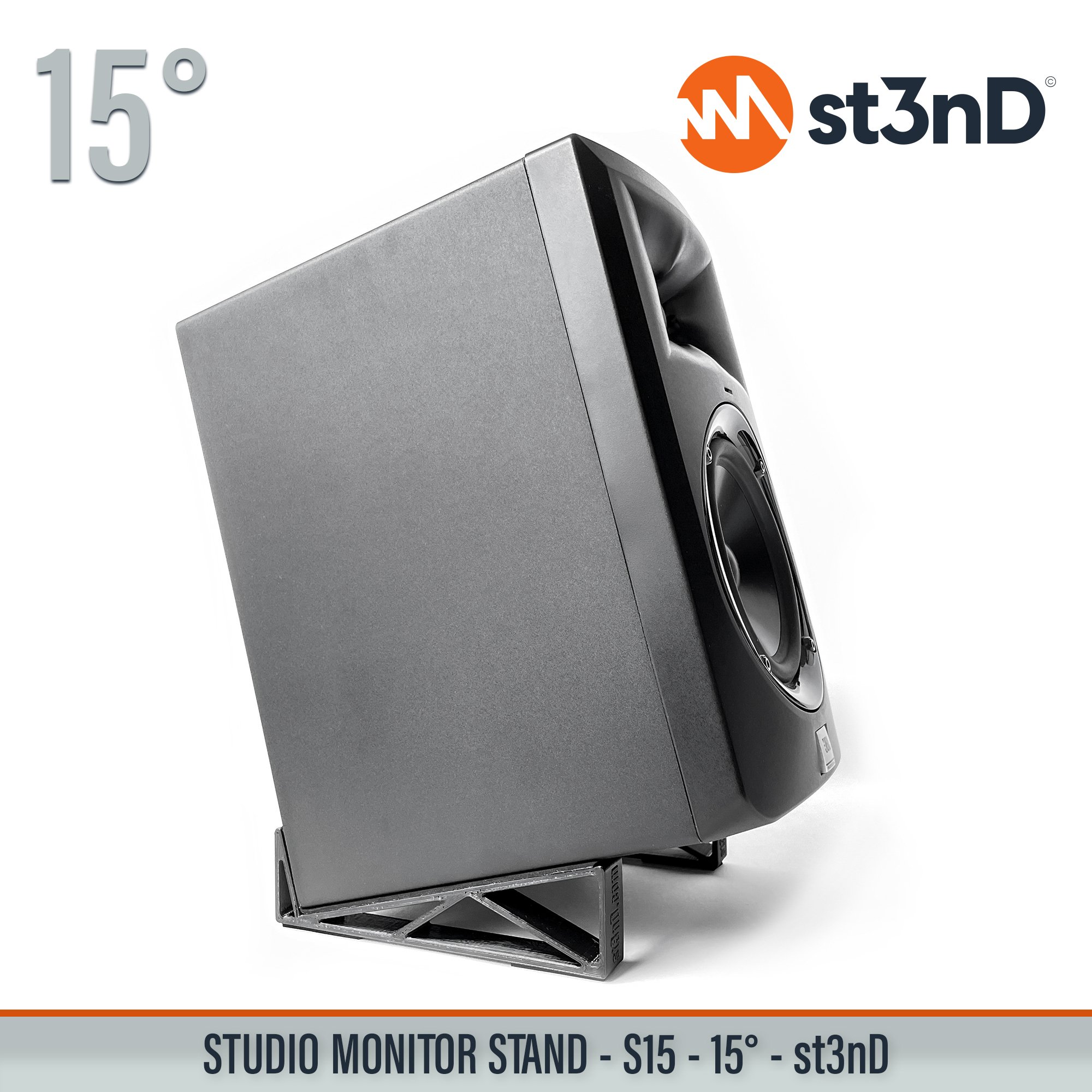 home studio music production passive monitors portable producer producer device st3nD stable stand strong studio hardware sturdy tilted