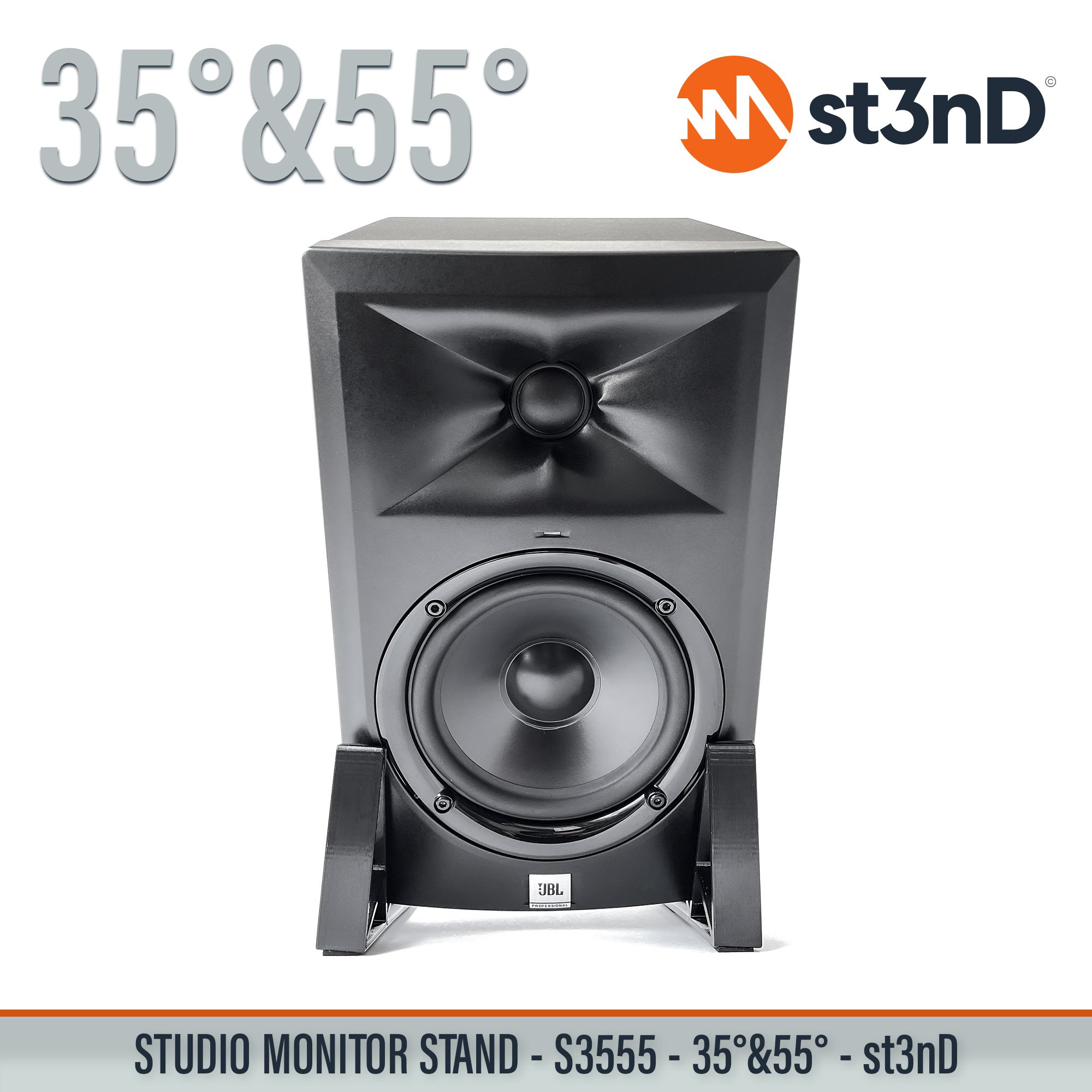 home studio music production passive monitors portable producer producer device st3nD stable stand strong studio hardware sturdy tilted