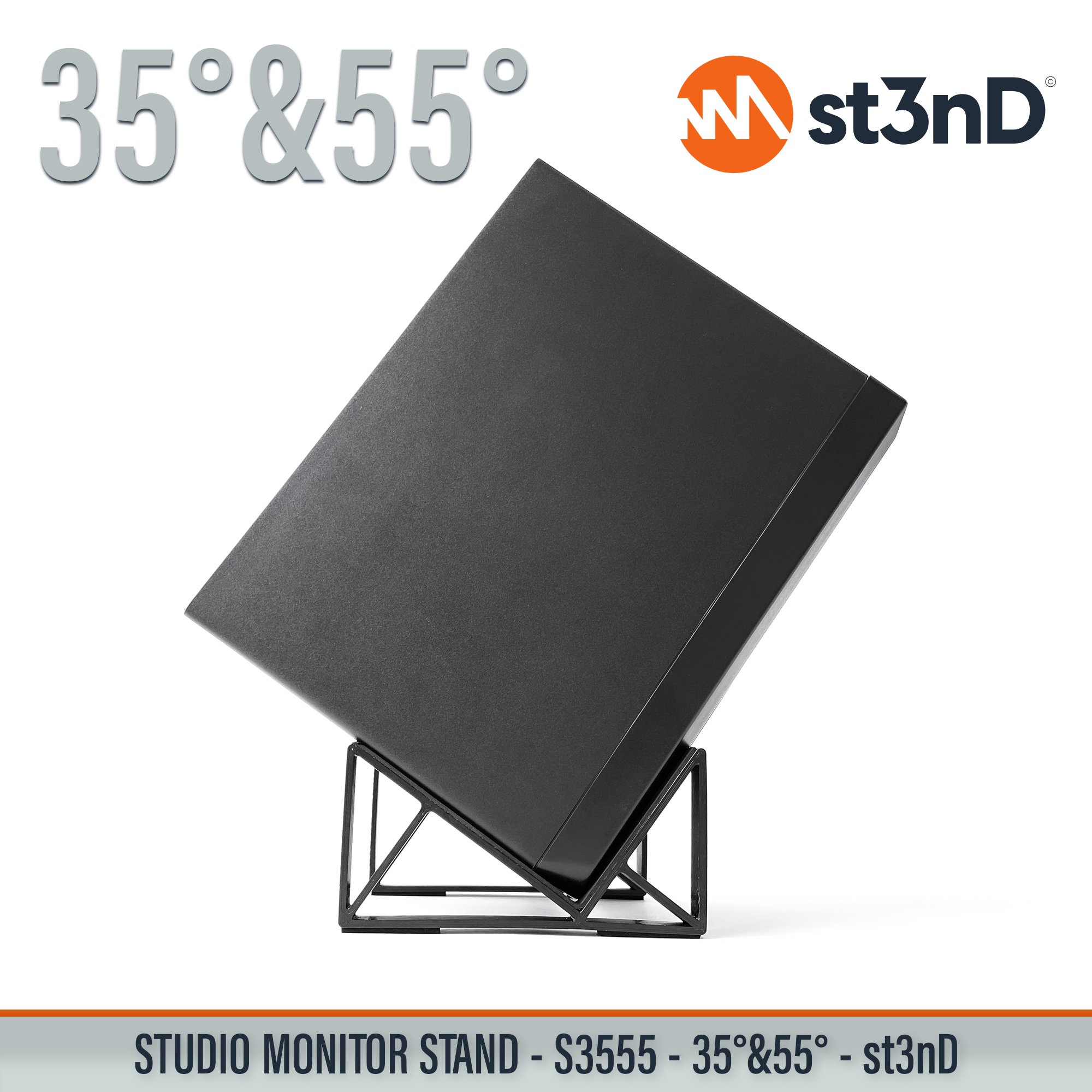 home studio music production passive monitors portable producer producer device st3nD stable stand strong studio hardware sturdy tilted
