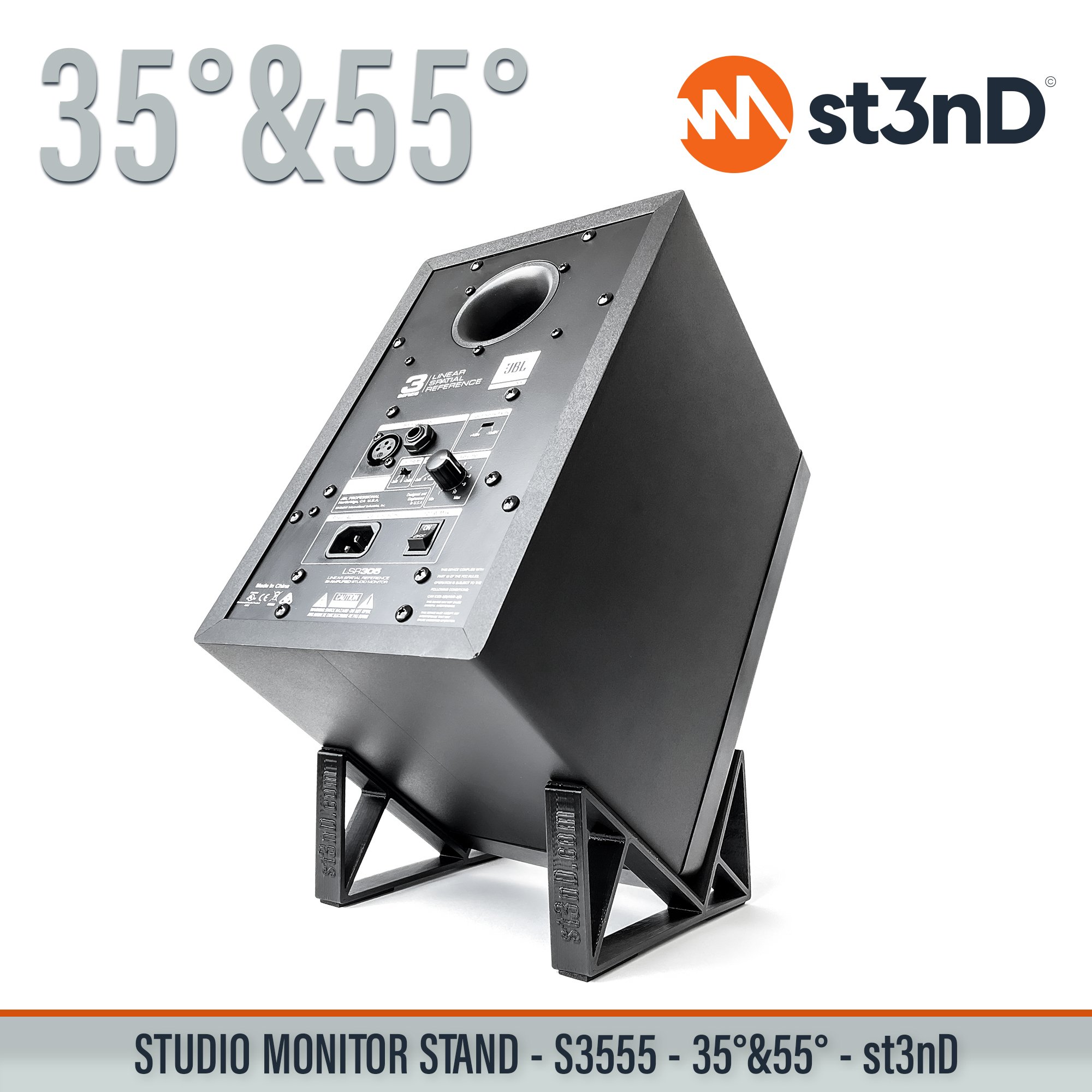 home studio music production passive monitors portable producer producer device st3nD stable stand strong studio hardware sturdy tilted