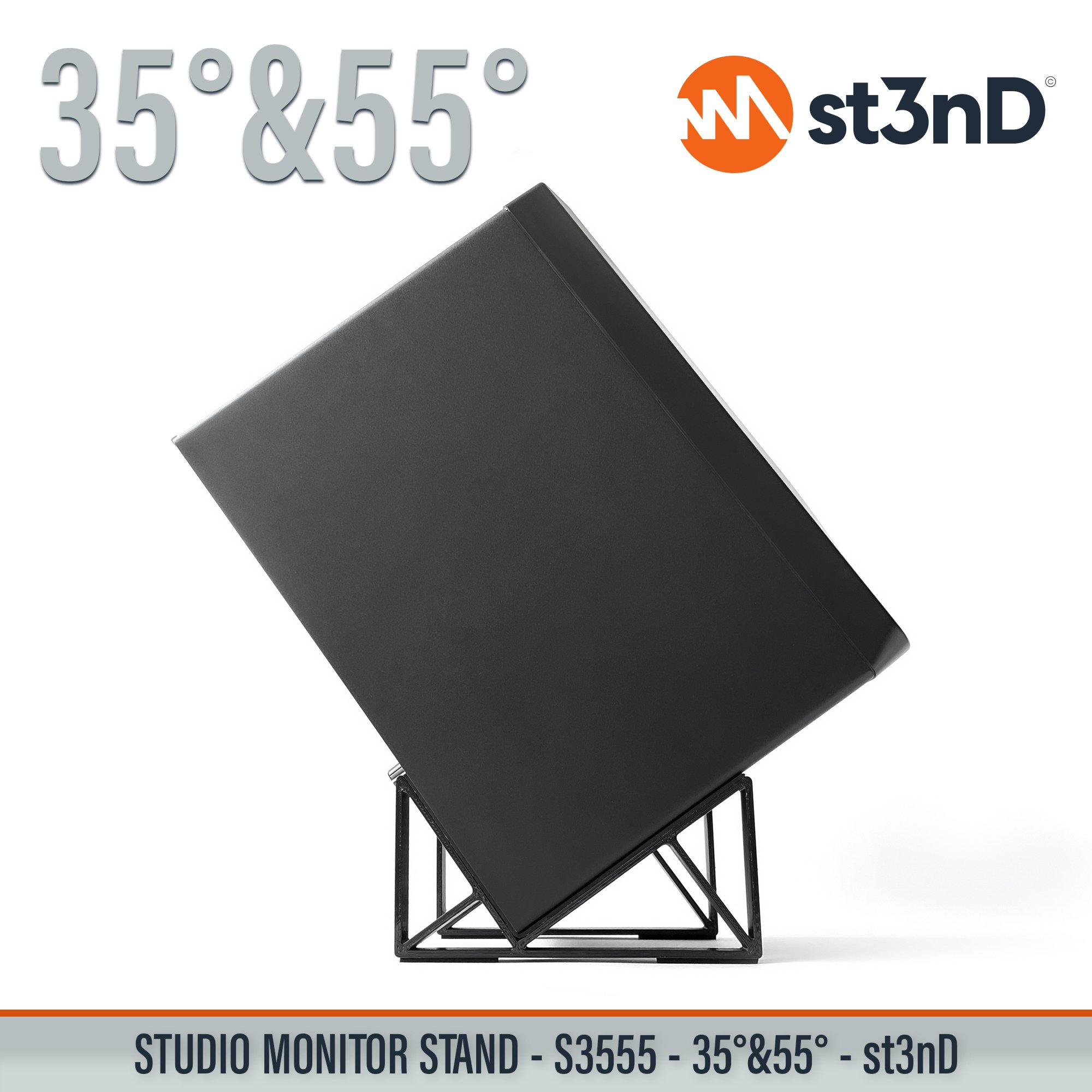 home studio music production passive monitors portable producer producer device st3nD stable stand strong studio hardware sturdy tilted