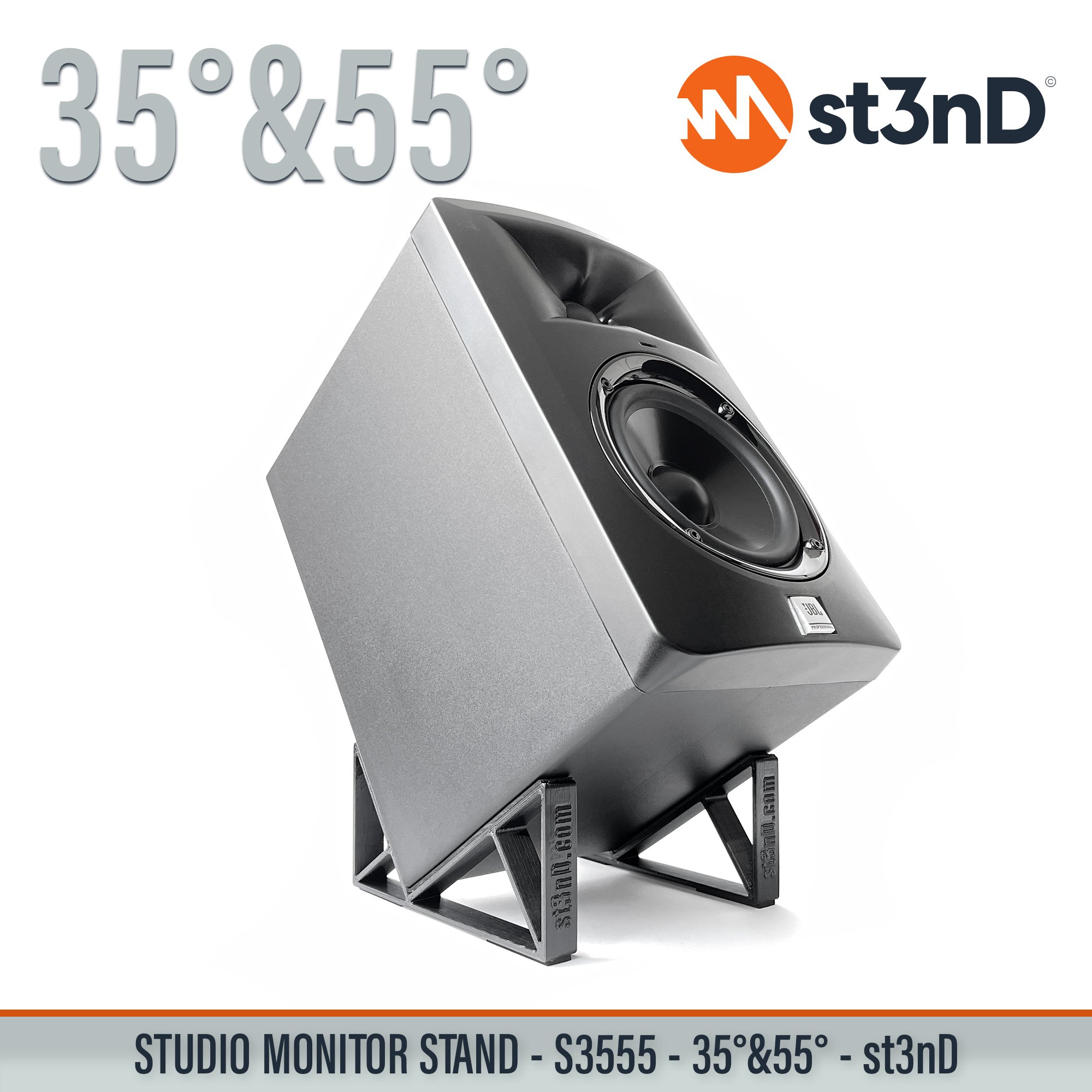 home studio music production passive monitors portable producer producer device st3nD stable stand strong studio hardware sturdy tilted