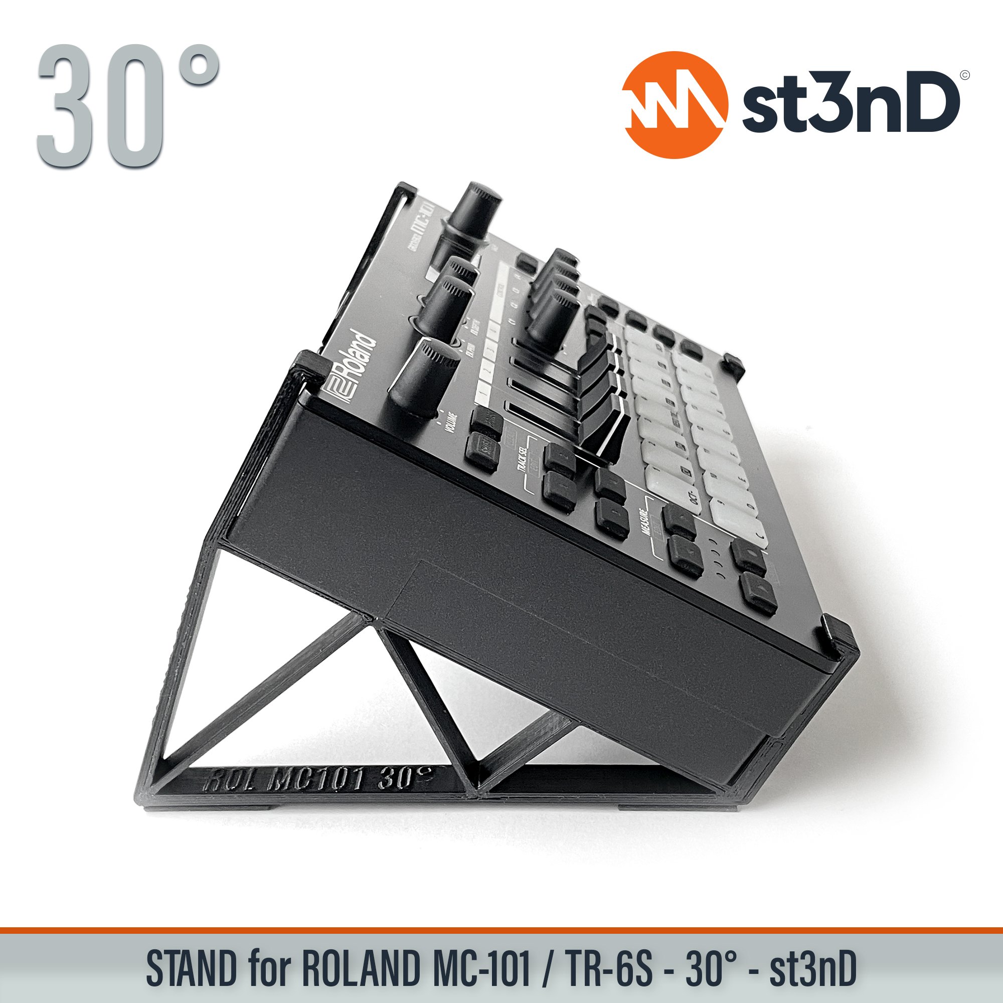 aira mc101 portable roland roland mc101 ROLAND tr6s st3nD stand strong studio gear sturdy tilted tr6s roland vt-4