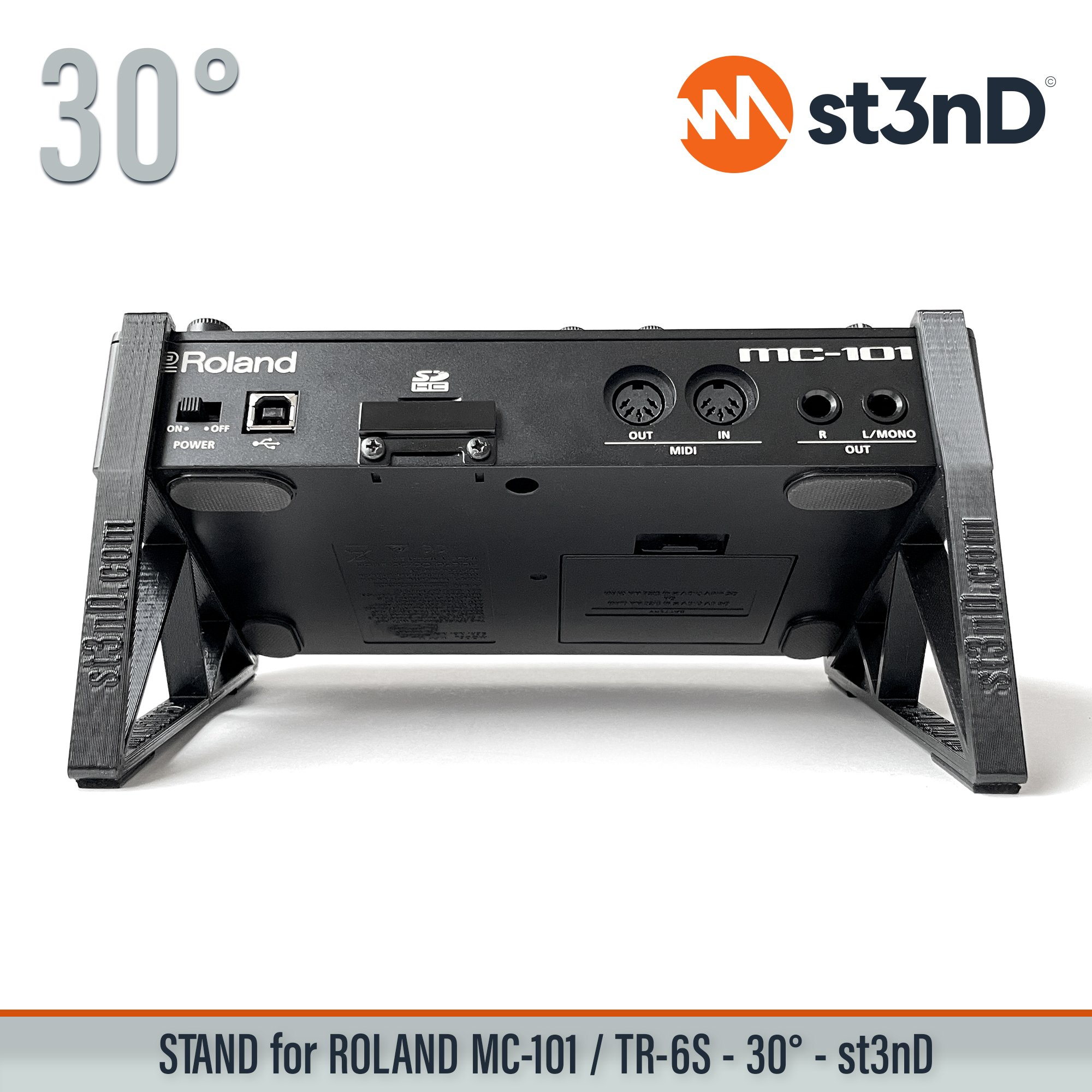 aira mc101 portable roland roland mc101 ROLAND tr6s st3nD stand strong studio gear sturdy tilted tr6s roland vt-4