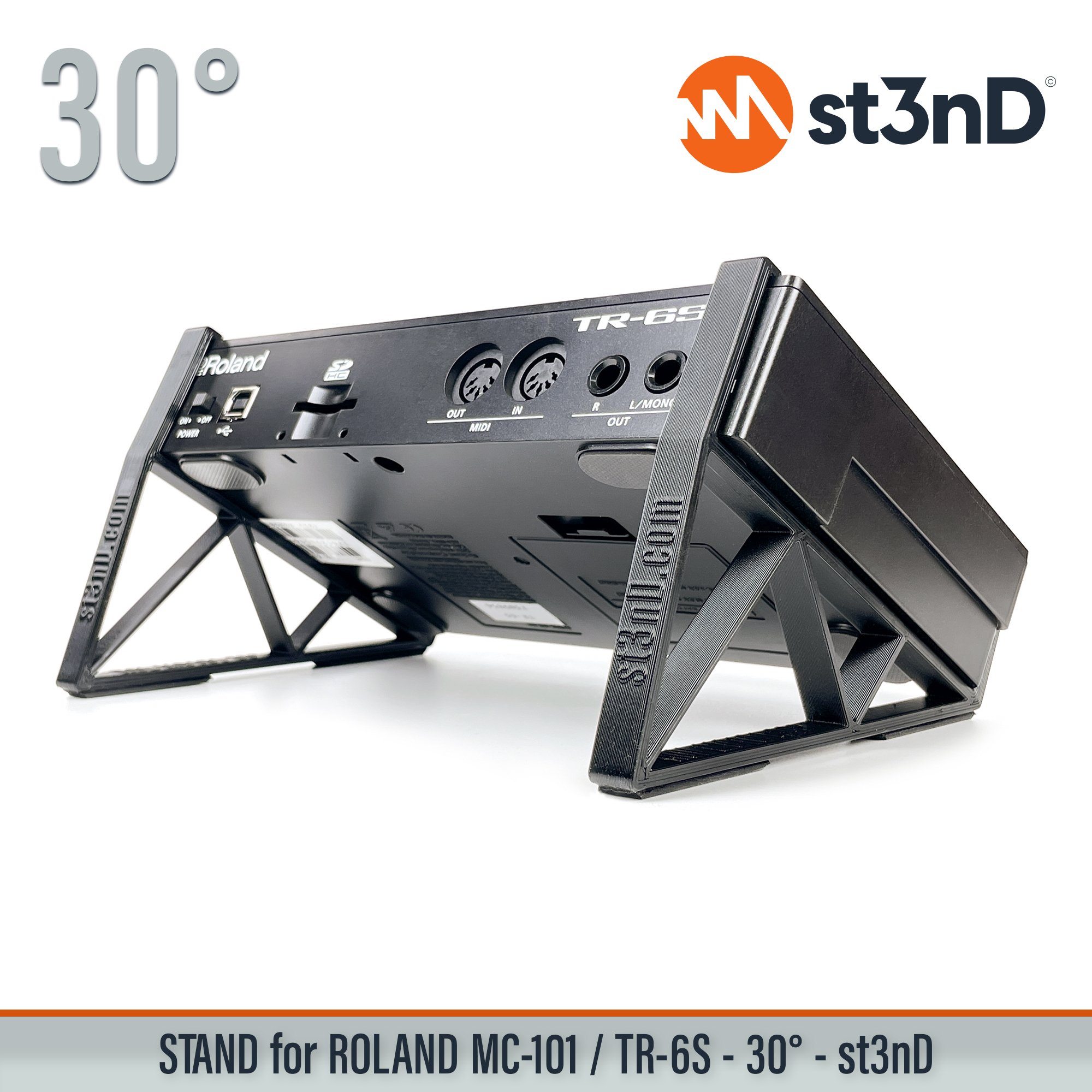 aira mc101 portable roland roland mc101 ROLAND tr6s st3nD stand strong studio gear sturdy tilted tr6s roland vt-4