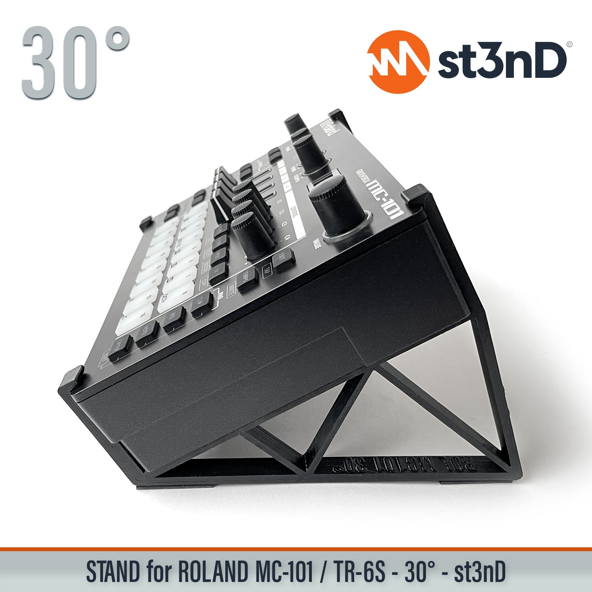 aira mc101 portable roland roland mc101 ROLAND tr6s st3nD stand strong studio gear sturdy tilted tr6s roland vt-4