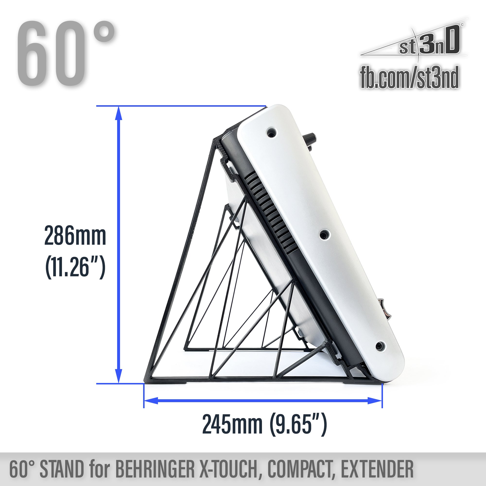 behringer behringer xtouch portable st3nD stable stand strong studio accessory sturdy tilted x-touch xtouch compact xtouch extender