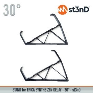 Close-up of the legs of the st3nD 3D printed stand for Erica Synths, ZEN Delay, 30 degree