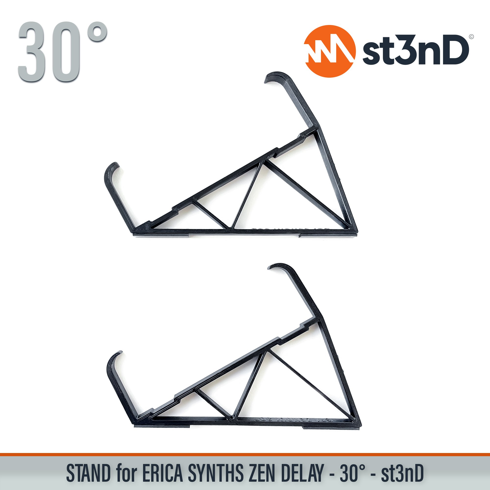 Delay pedal effects pedal Erica Synths erica synths delay portable sfx st3nD stable stand strong sturdy tilted Zen Delay Erica Synths Zen Delay Ninja Tune delay fx pedal