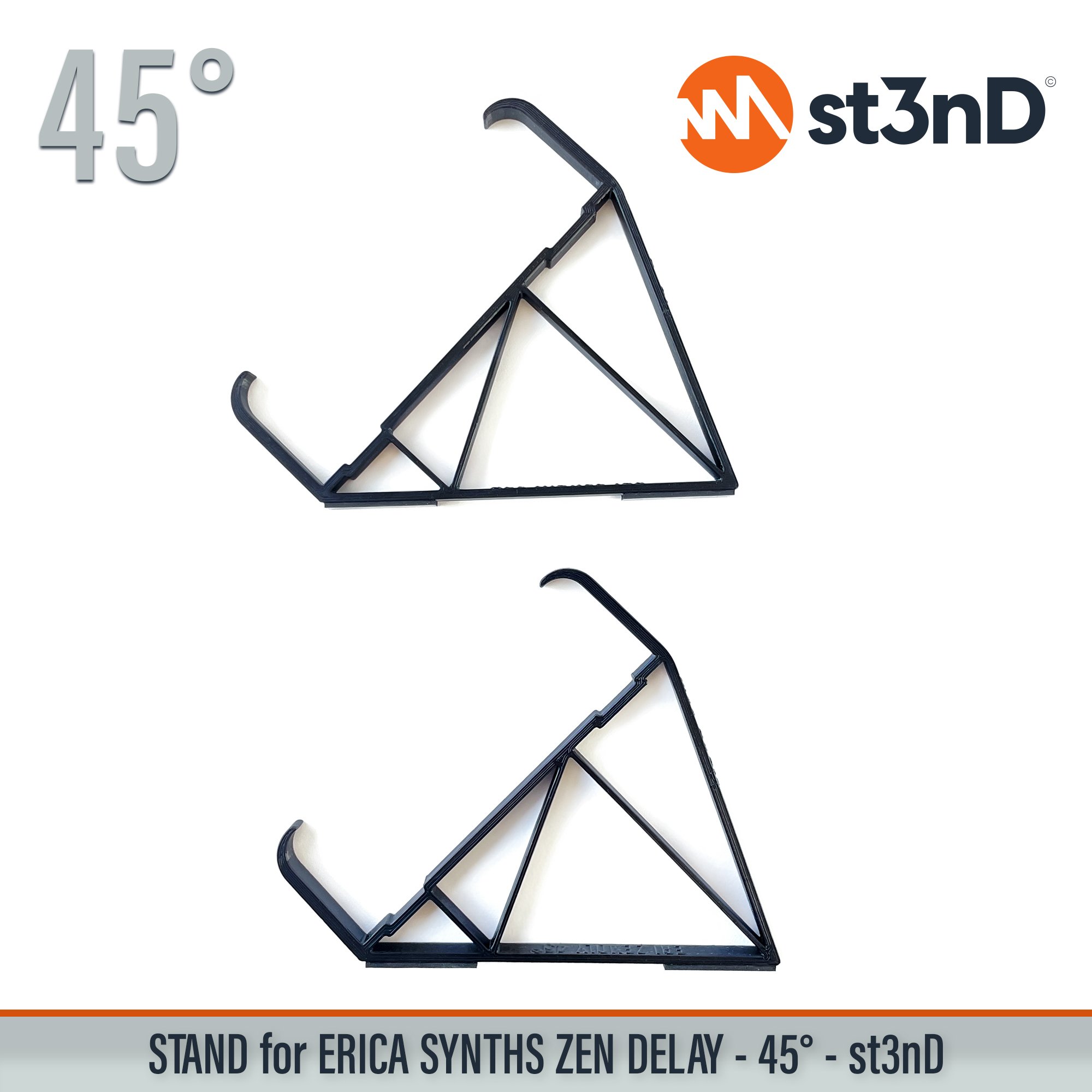 Delay pedal effects pedal Erica Synths erica synths delay portable sfx st3nD stable stand strong sturdy tilted Zen Delay Erica Synths Zen Delay Ninja Tune delay fx pedal