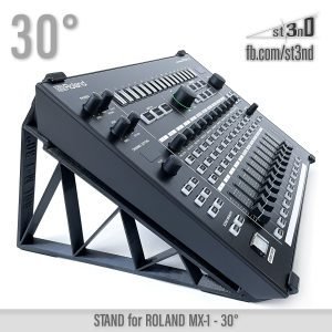 st3nD 3D printed stand for Roland MX-1, 30 degree (mx1 mixer)