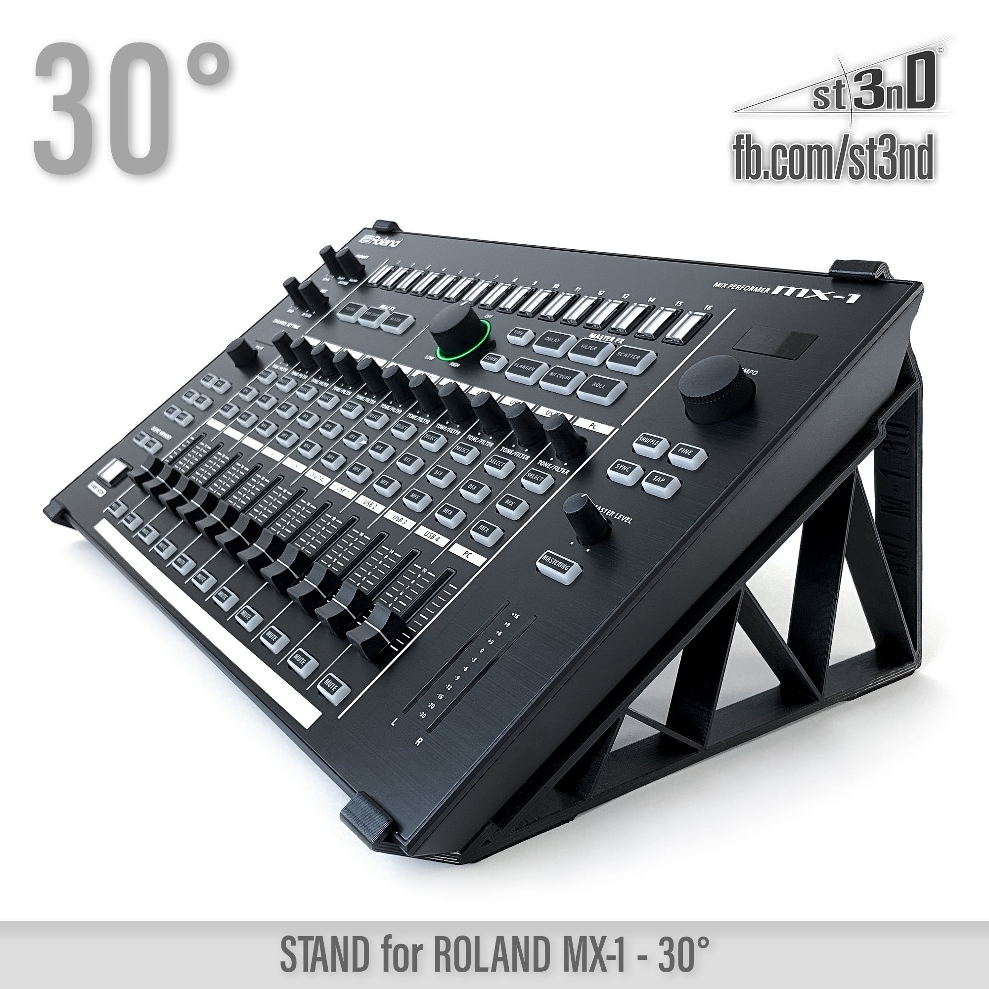 aira mx1 mixer portable portable mixer roland roland mx1 st3nD stand strong studio equipment studio gear sturdy tilted
