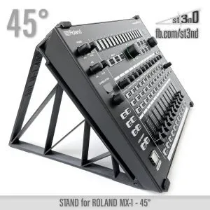 st3nD 3D printed stand for Roland MX-1, 45 degree (mx1 mixer)