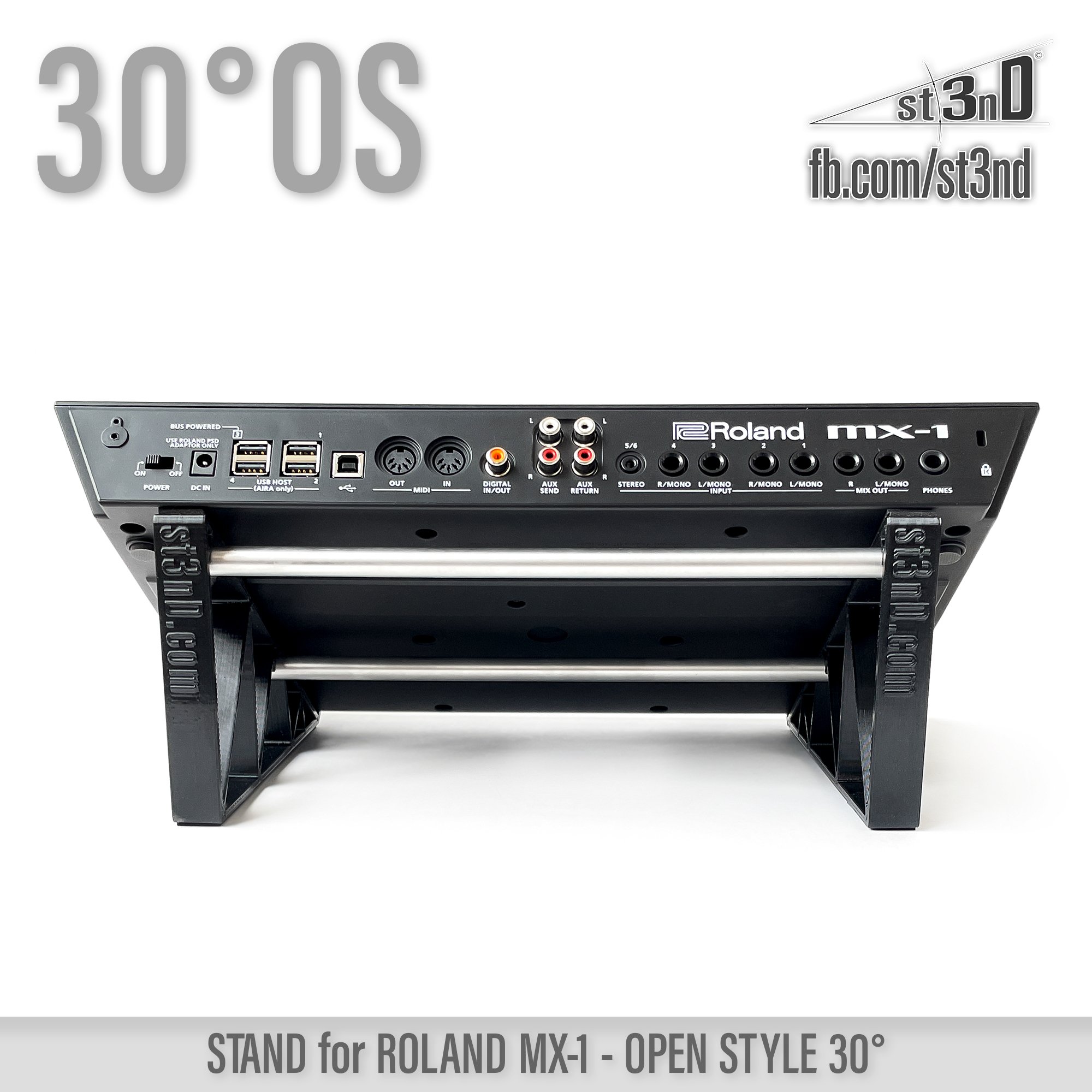 aira mx1 mixer portable portable mixer roland roland mx1 st3nD stand strong studio equipment studio gear sturdy tilted