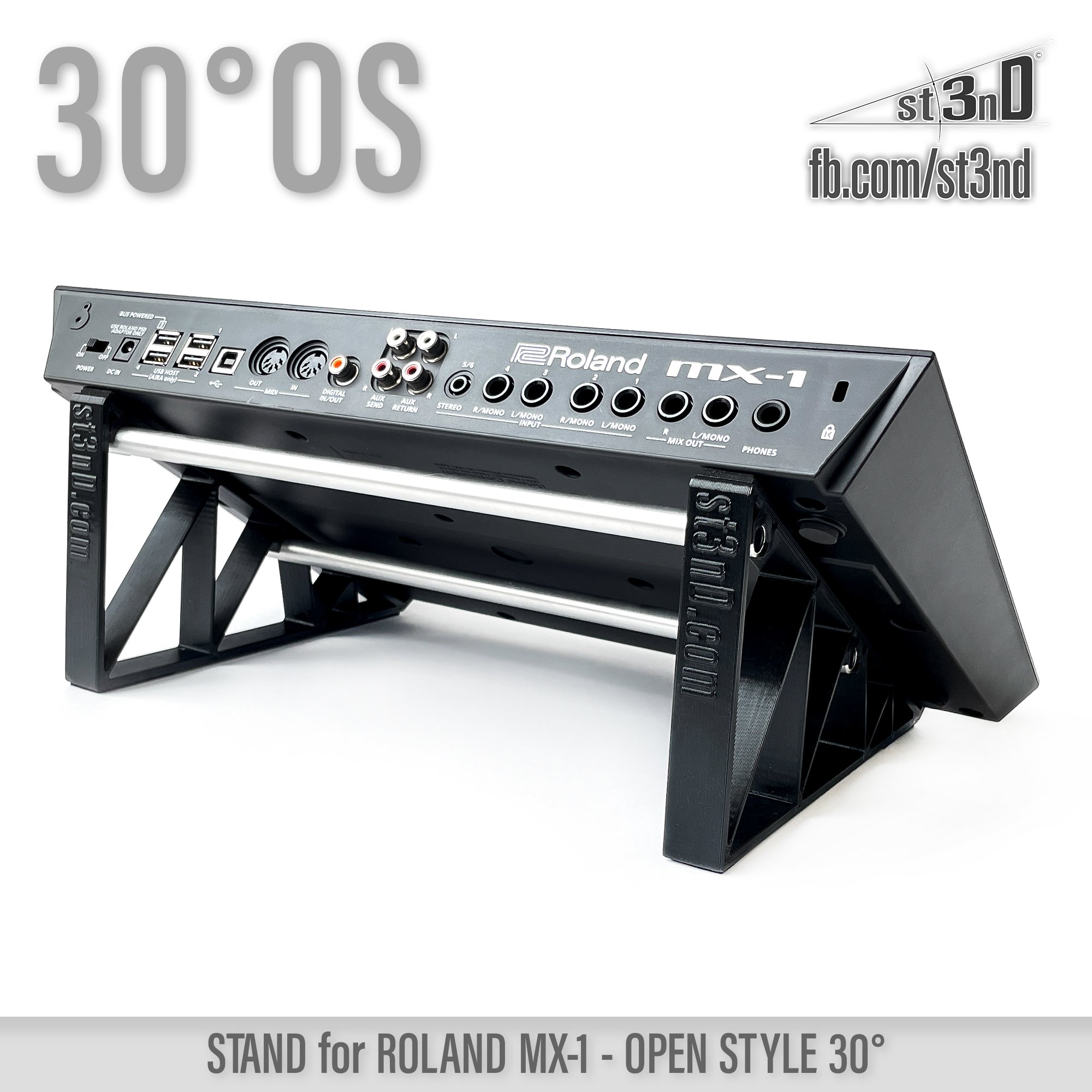 aira mx1 mixer portable portable mixer roland roland mx1 st3nD stand strong studio equipment studio gear sturdy tilted