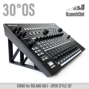 st3nD 3D printed stand for Roland MX-1, 30 degree, open style (mx1 mixer)