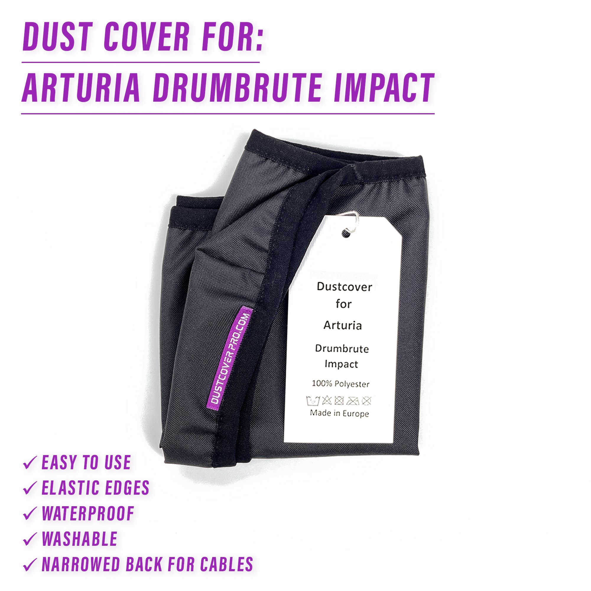 arturia dust cover dustcover dustcoverpro elastic synth synth protection water resistant waterproof drumbrute impact arturia drumbrute impact