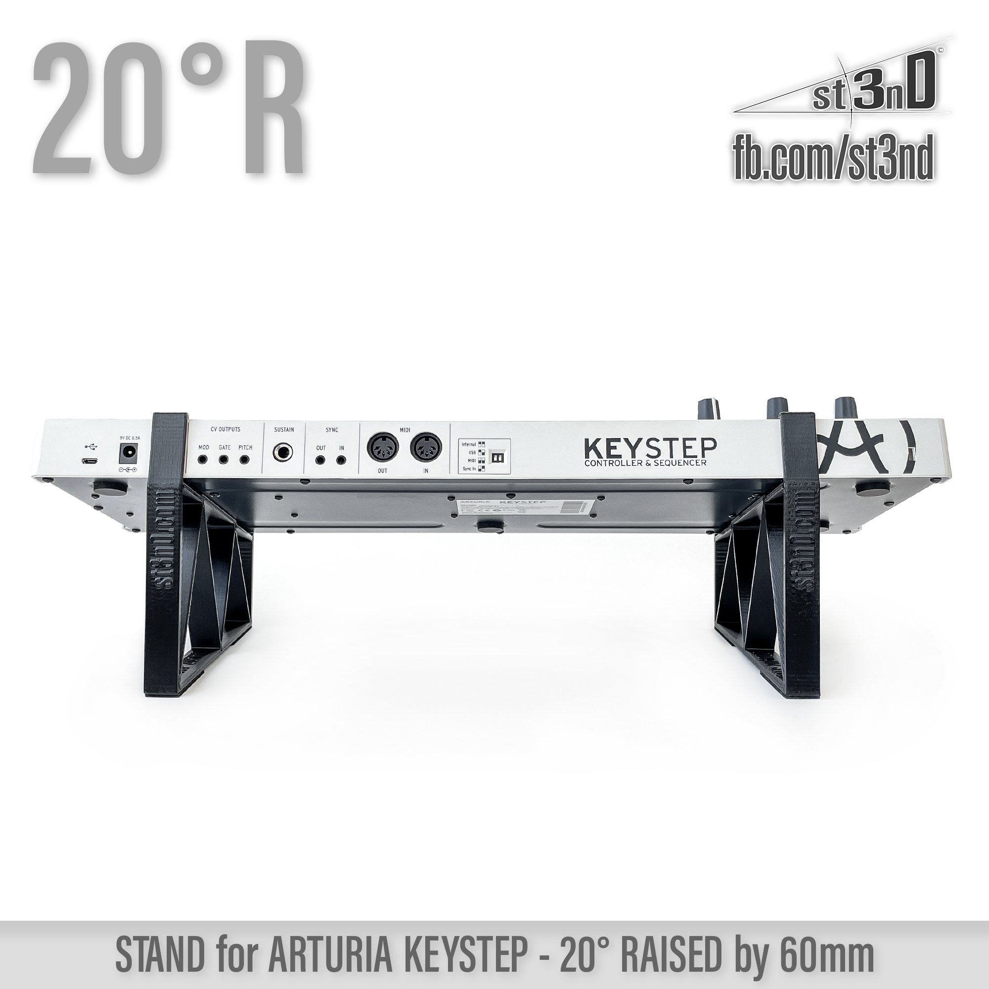 arturia ARTURIA Keystep daw controller Keystep portable sequencer st3nD stable stand strong studio accessory sturdy tilted