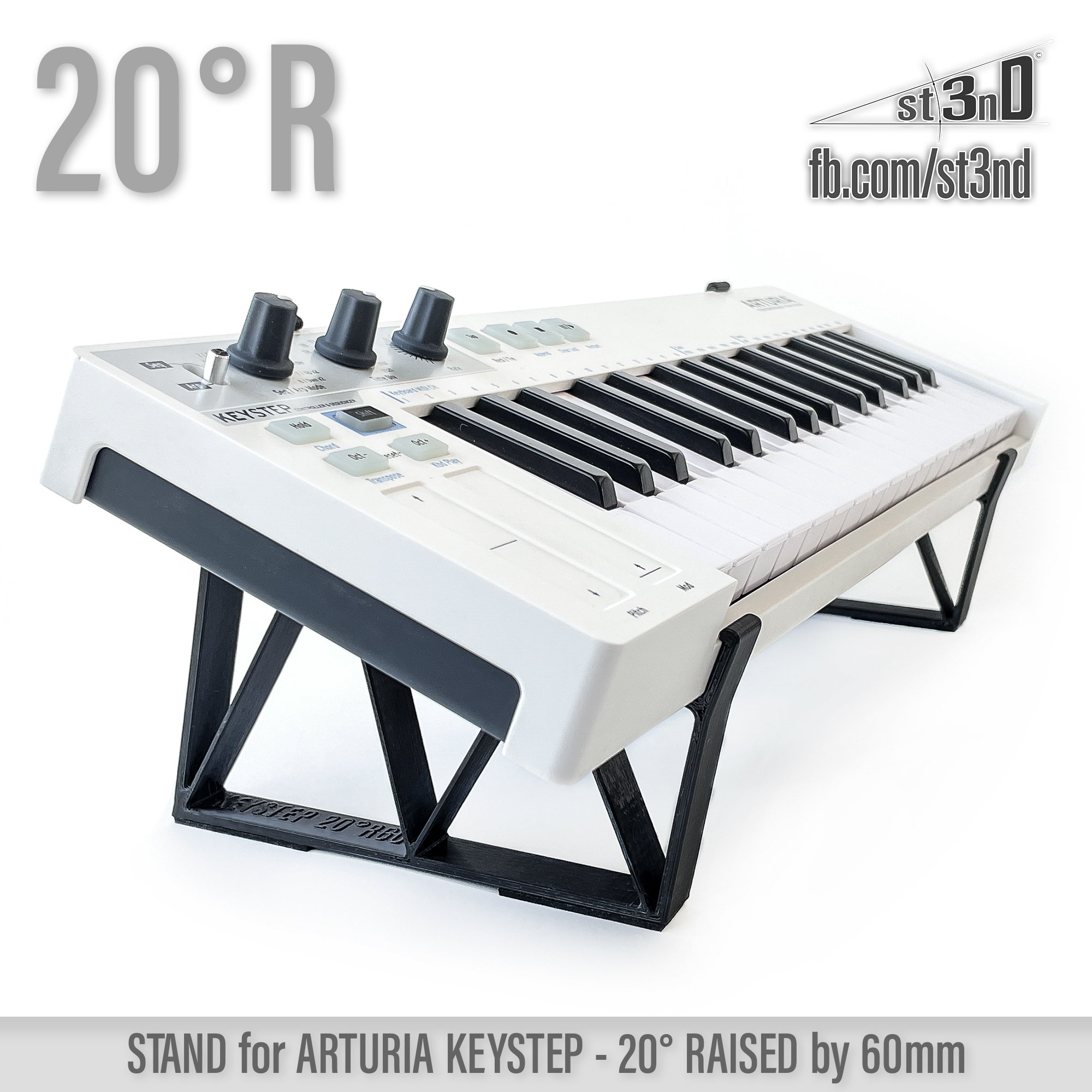 arturia ARTURIA Keystep daw controller Keystep portable sequencer st3nD stable stand strong studio accessory sturdy tilted