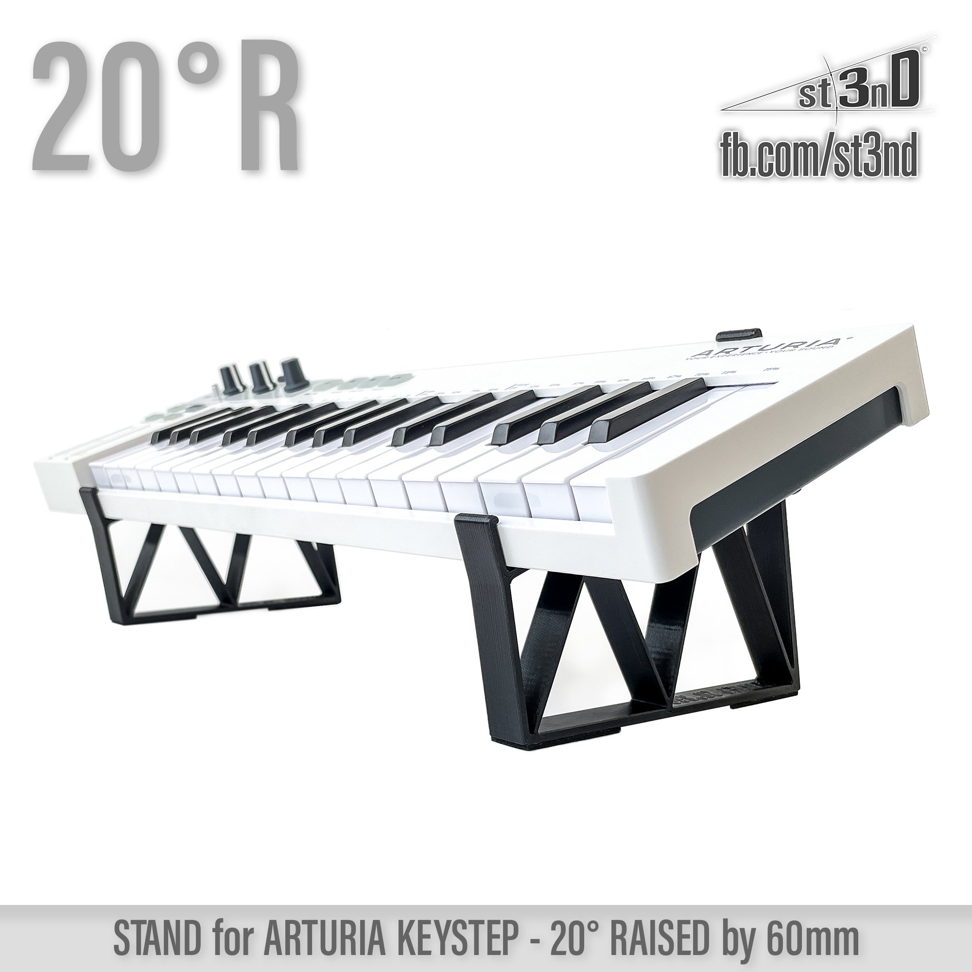 arturia ARTURIA Keystep daw controller Keystep portable sequencer st3nD stable stand strong studio accessory sturdy tilted