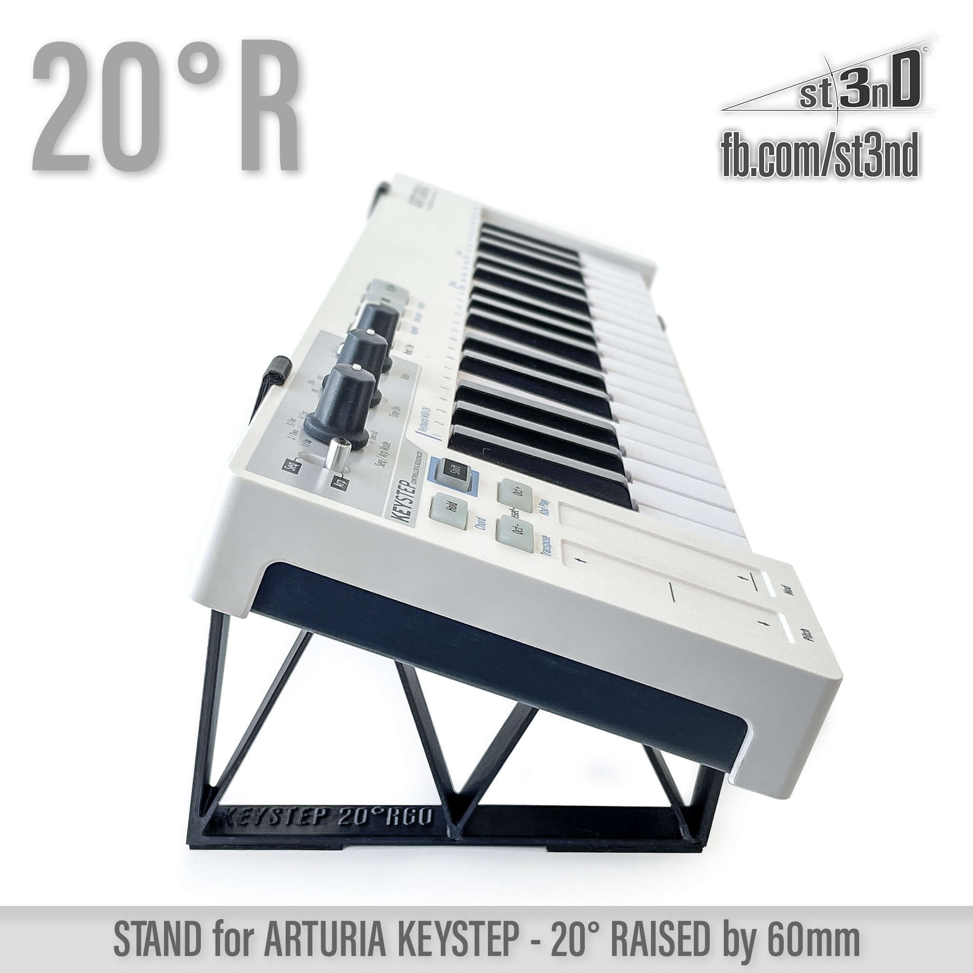 arturia ARTURIA Keystep daw controller Keystep portable sequencer st3nD stable stand strong studio accessory sturdy tilted