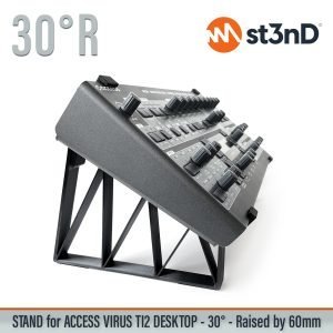 st3nD 3D printed stand for Access Virus Ti2 Desktop, 30 degree, raised by 60 mm (studio gear)