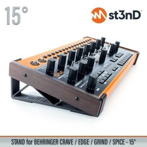 st3nD 3D printed stand for Behringer Crave / Edge / Grind / Spice, 15 degree (home studio)