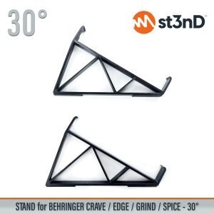 Close-up of the legs of the st3nD 3D printed stand for Behringer Crave / Edge / Grind / Spice, 30 degree