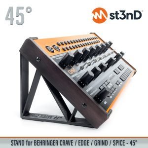 st3nD 3D printed stand for Behringer Crave / Edge / Grind / Spice, 45 degree (home studio)