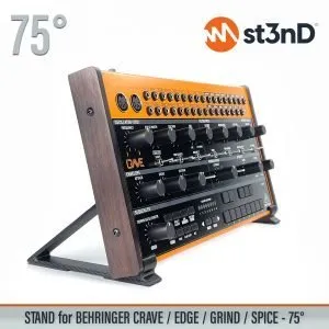 st3nD 3D printed stand for Behringer Crave / Edge / Grind / Spice, 75 degree (home studio)