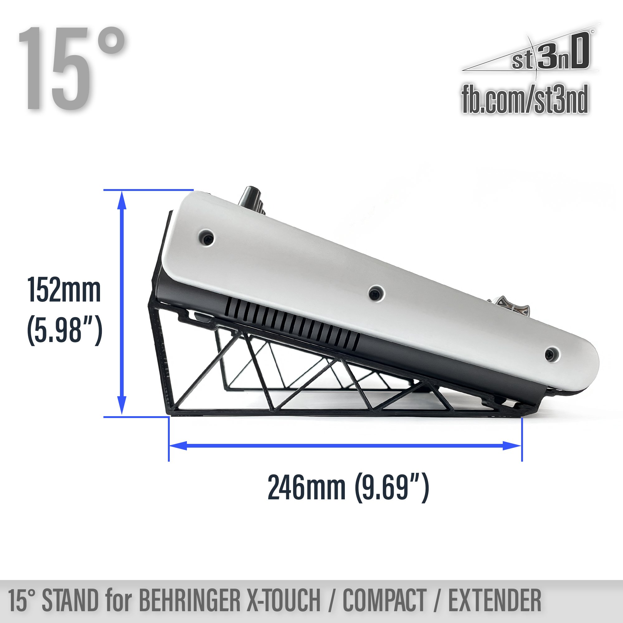 behringer behringer xtouch portable st3nD stable stand strong studio accessory sturdy tilted x-touch xtouch compact xtouch extender
