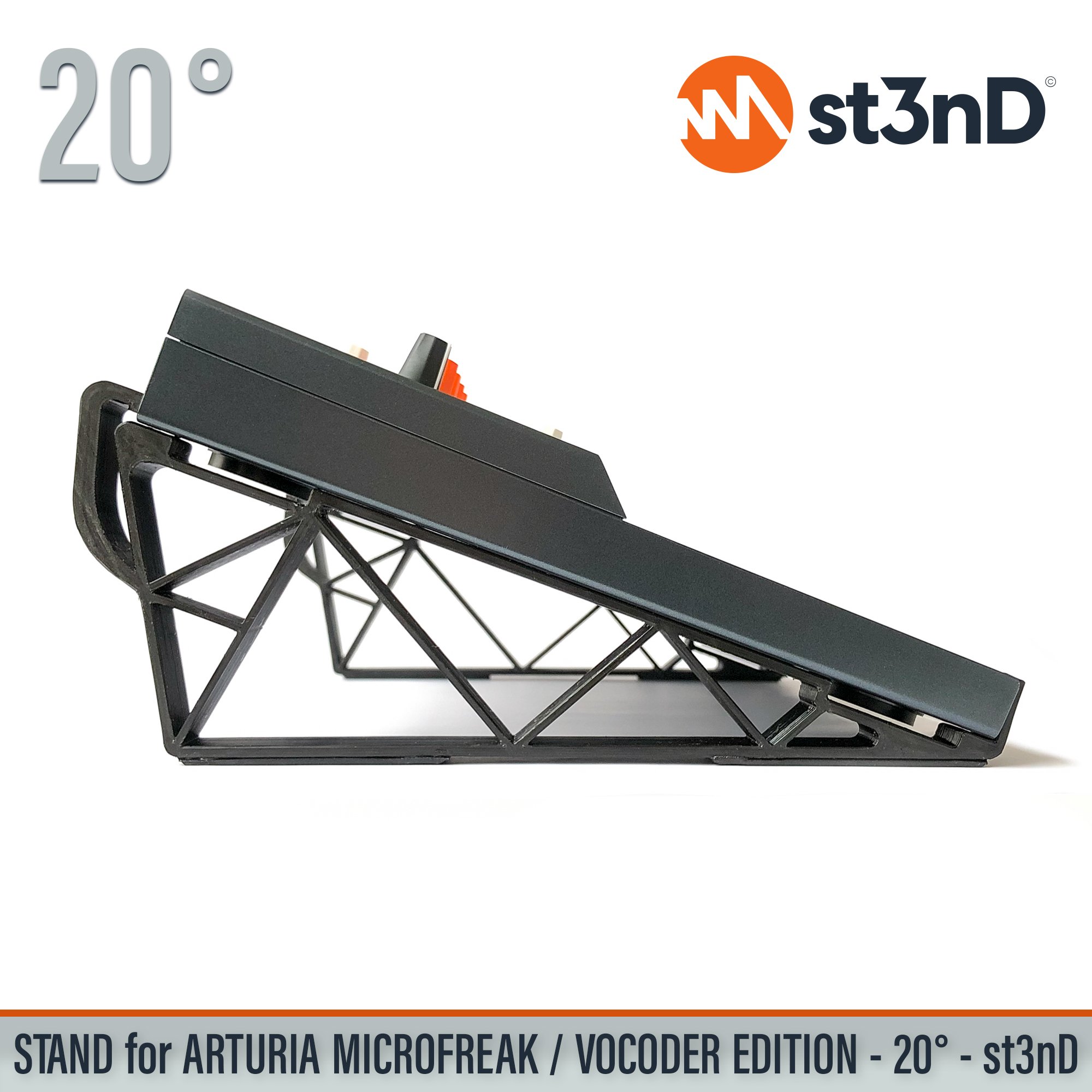 arturia ARTURIA Microfreak Microfreak portable st3nD stable stand strong studio accessory sturdy synth synth accessory tilted