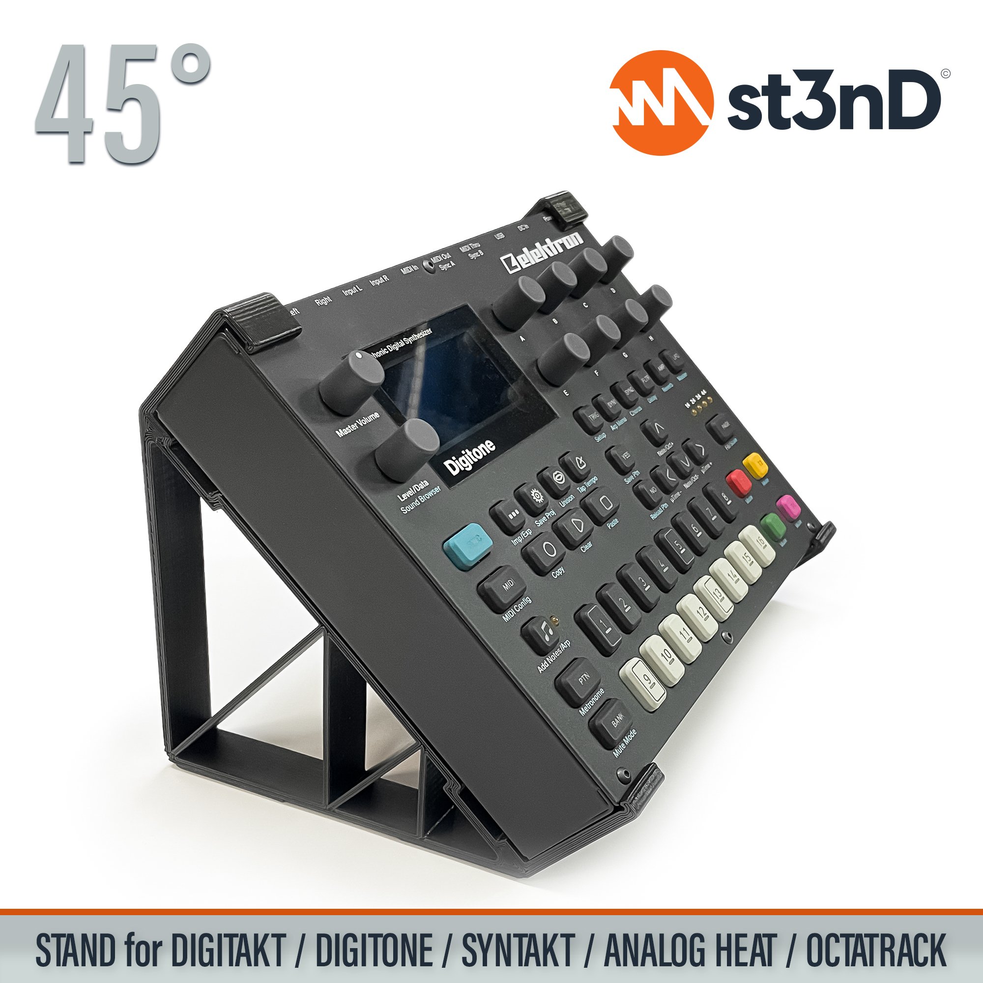 Elektron, Digitone, Digitakt, Syntakt, Analog Heat, Octatrack, stand, st3nd