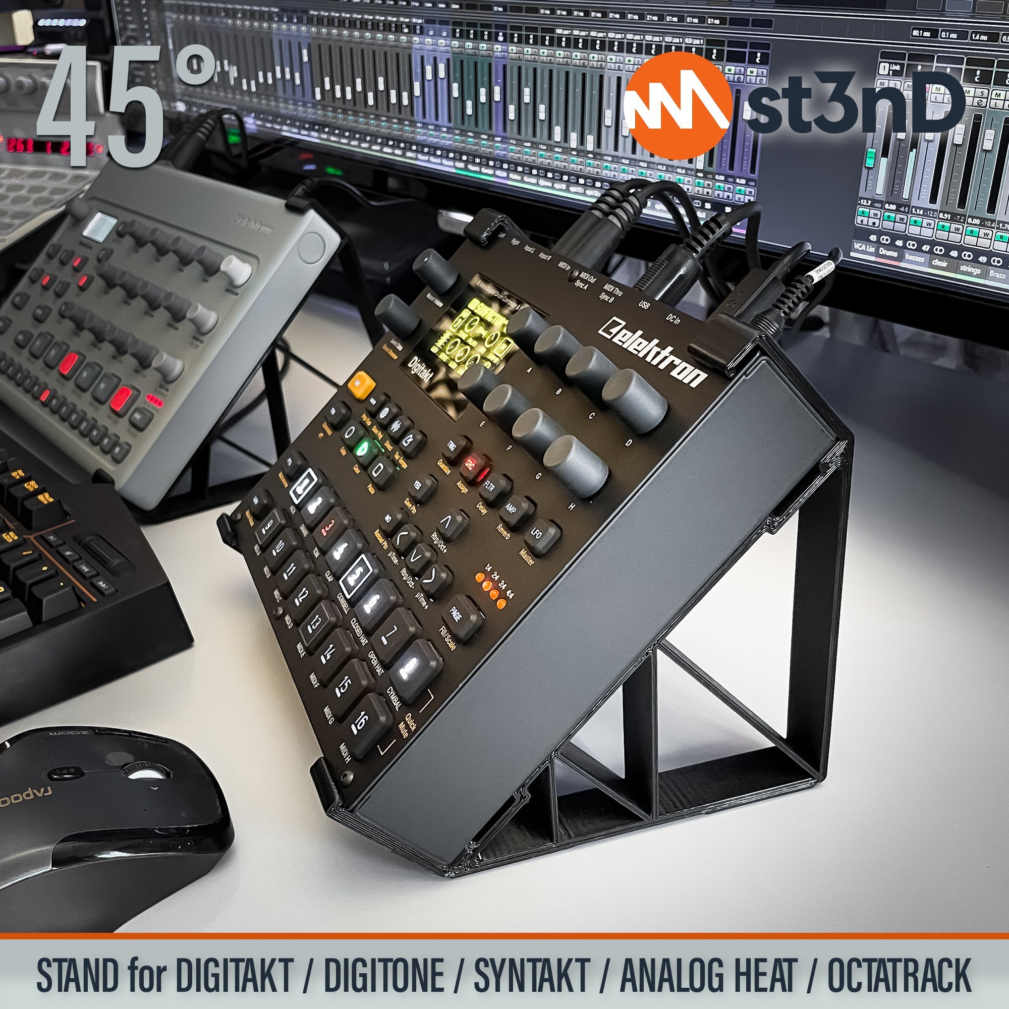 Elektron, Digitone, Digitakt, Syntakt, Analog Heat, Octatrack, stand, st3nd