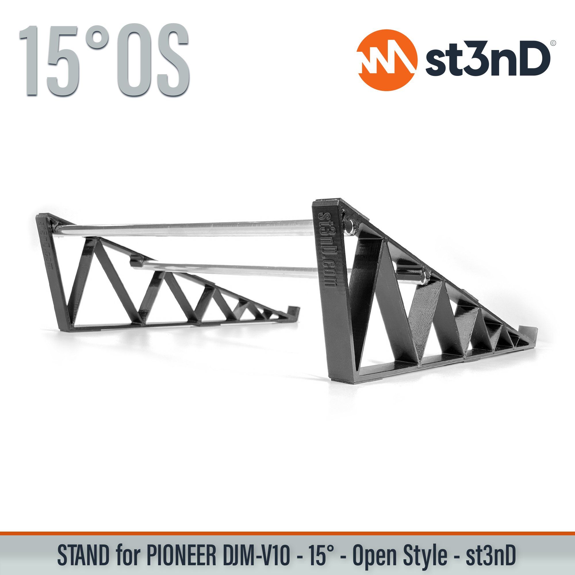 decksaver dj equipment djm v10 Pioneer DJ pioneer dj djm v10 portable st3nD stable stand strong studio accessory sturdy tilted