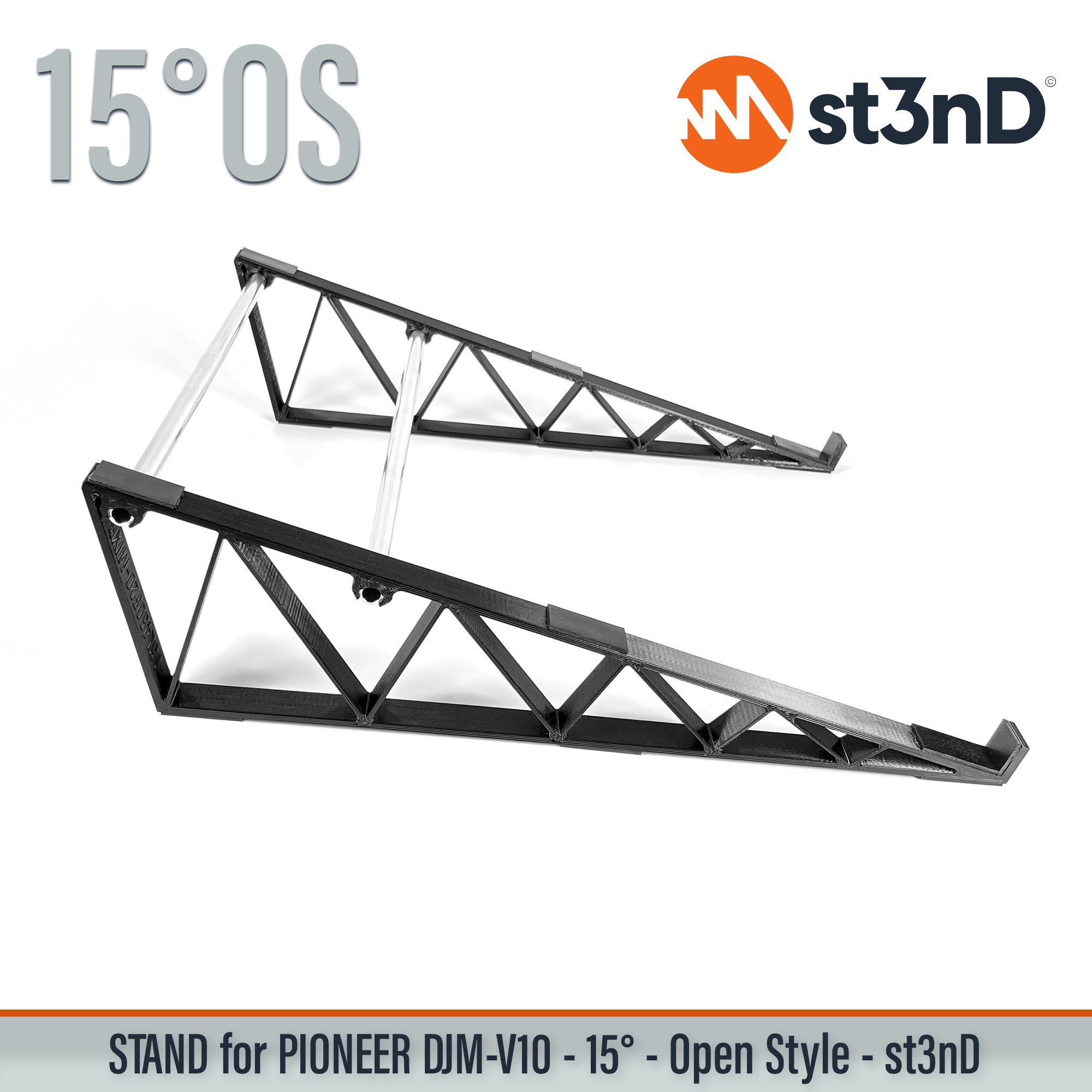 decksaver dj equipment djm v10 Pioneer DJ pioneer dj djm v10 portable st3nD stable stand strong studio accessory sturdy tilted