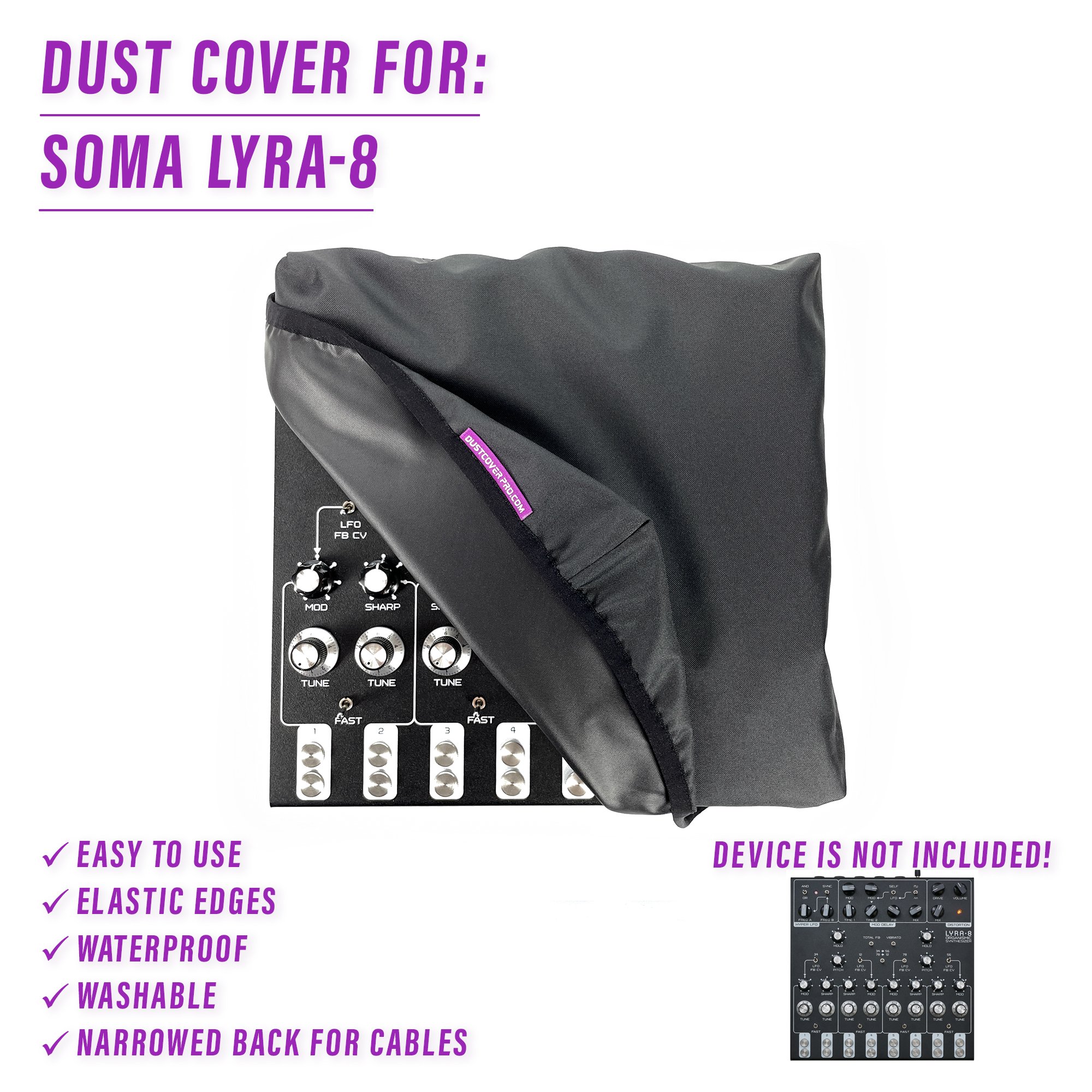 dcp, DustCoverPro, dust cover, Lyra-8, Soma Lyra, Soma Lyra 8