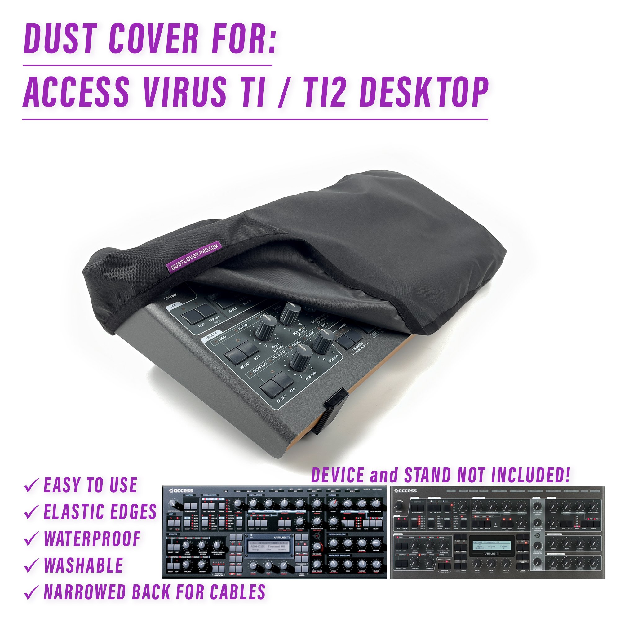 access virus ti2 desktop, virus ti, dcp, dust cover, DustCoverPro